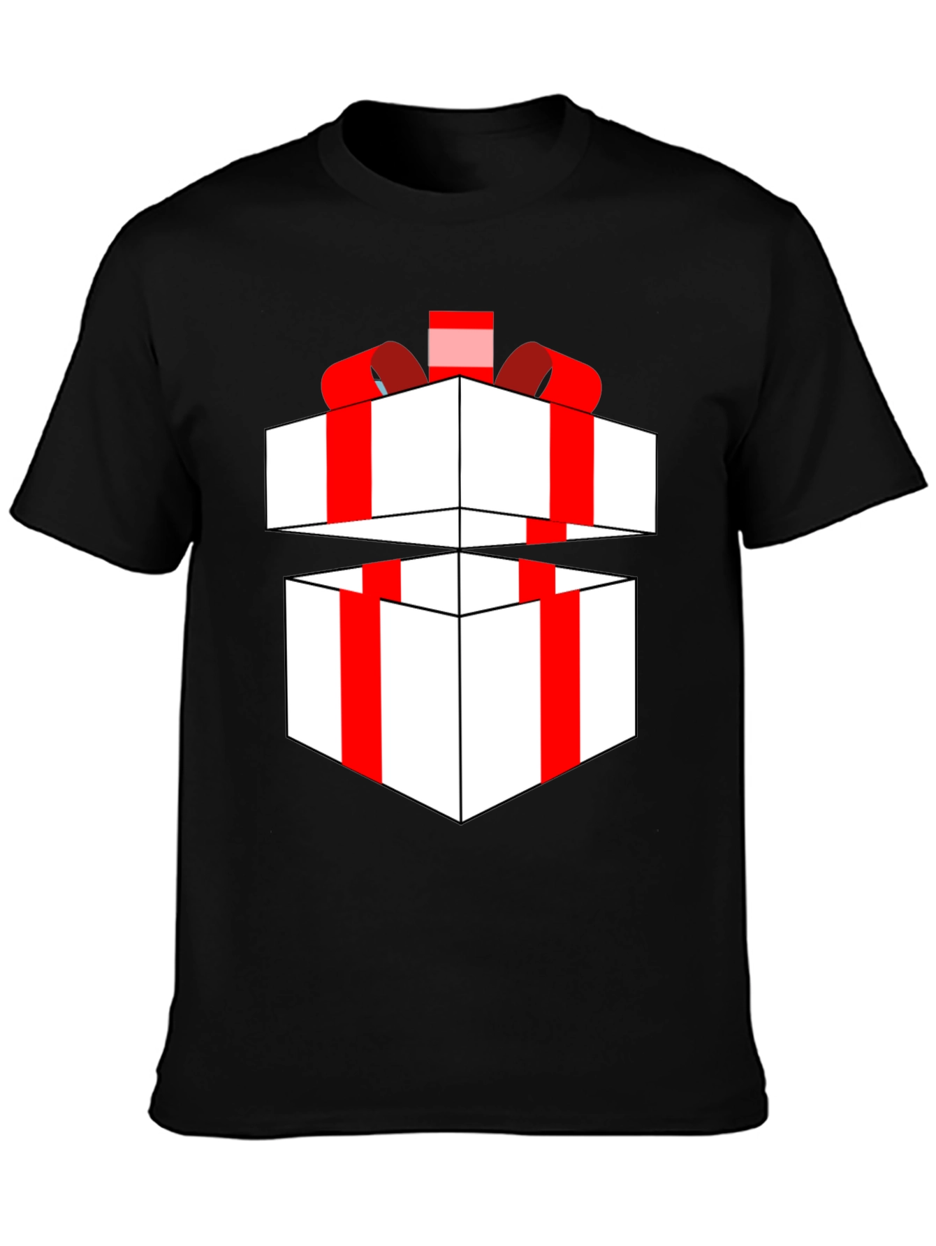 Festive Gift Box T-Shirt - Holiday Apparel
