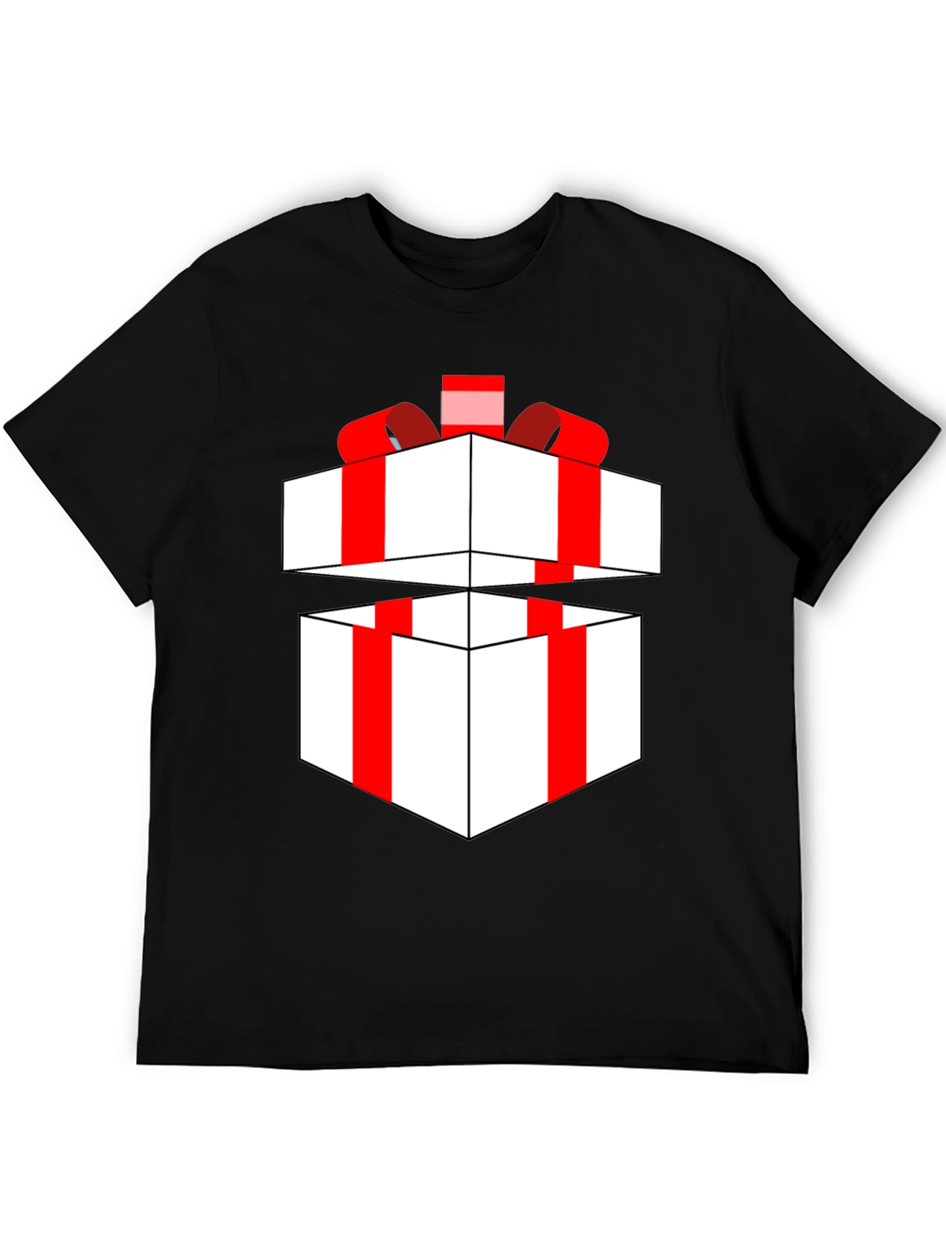 Festive Gift Box T-Shirt - Holiday Apparel