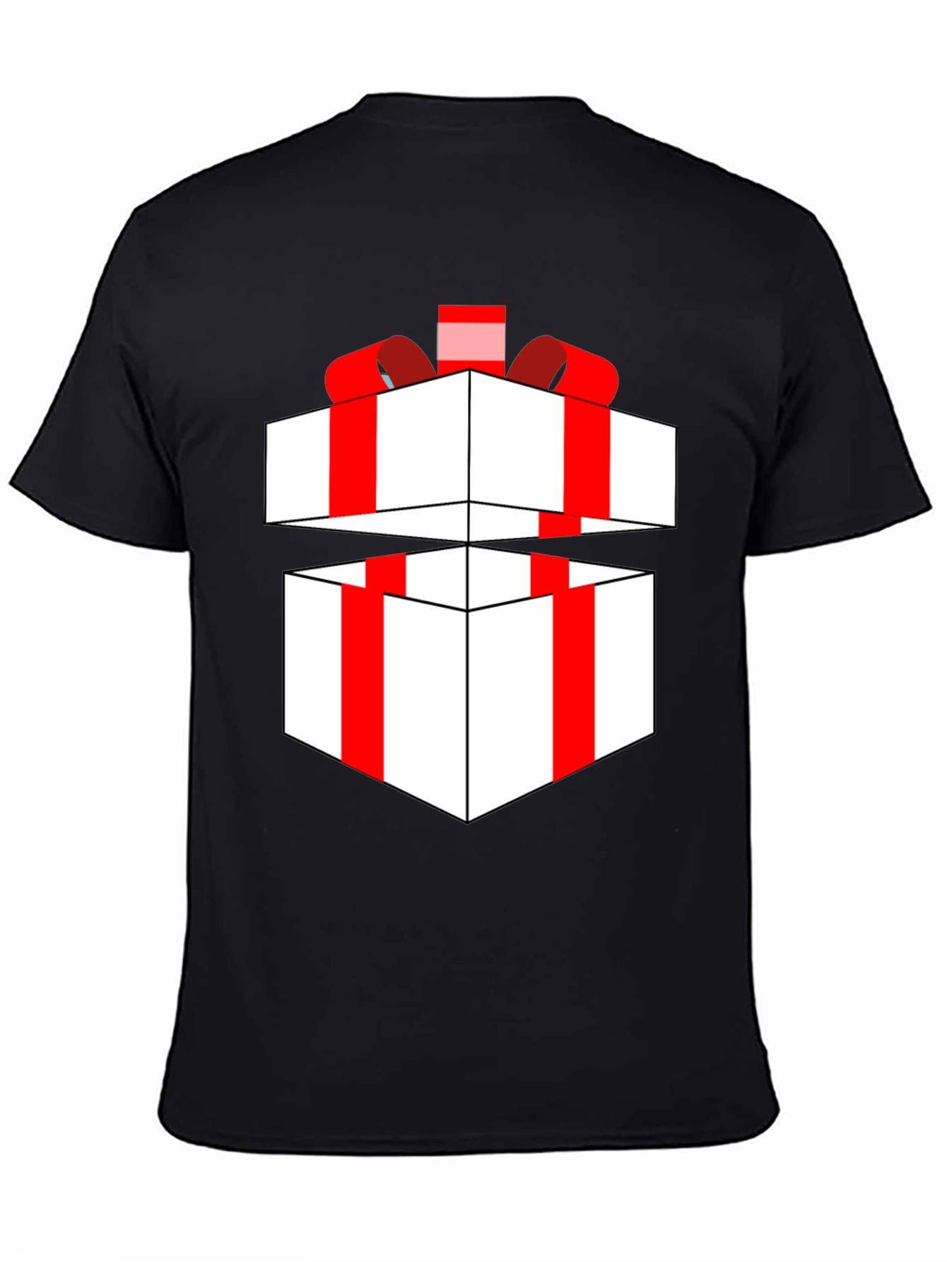 Festive Gift Box T-Shirt - Holiday Apparel