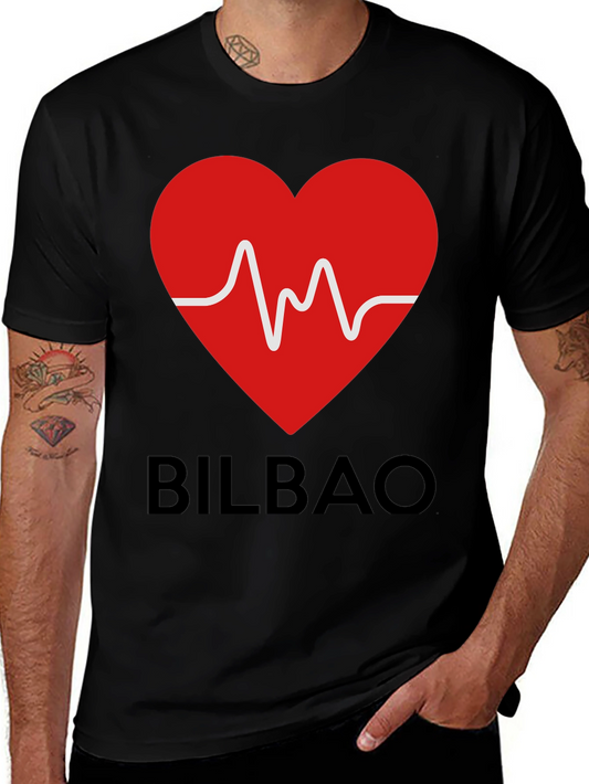 I Love Bilbao T-Shirt - Heartbeat Design