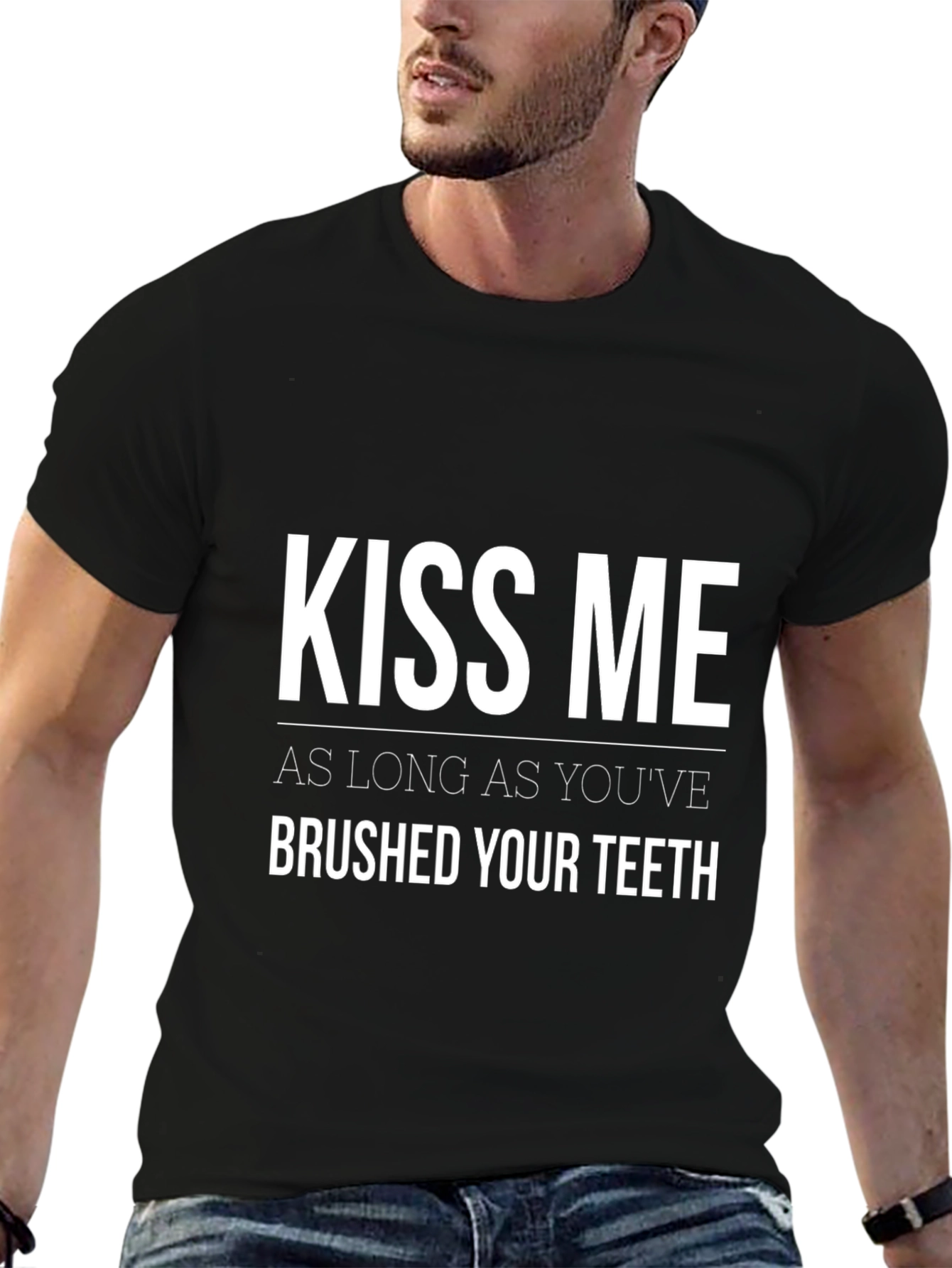 Kiss Me T-Shirt - Brushed Teeth Funny Tee