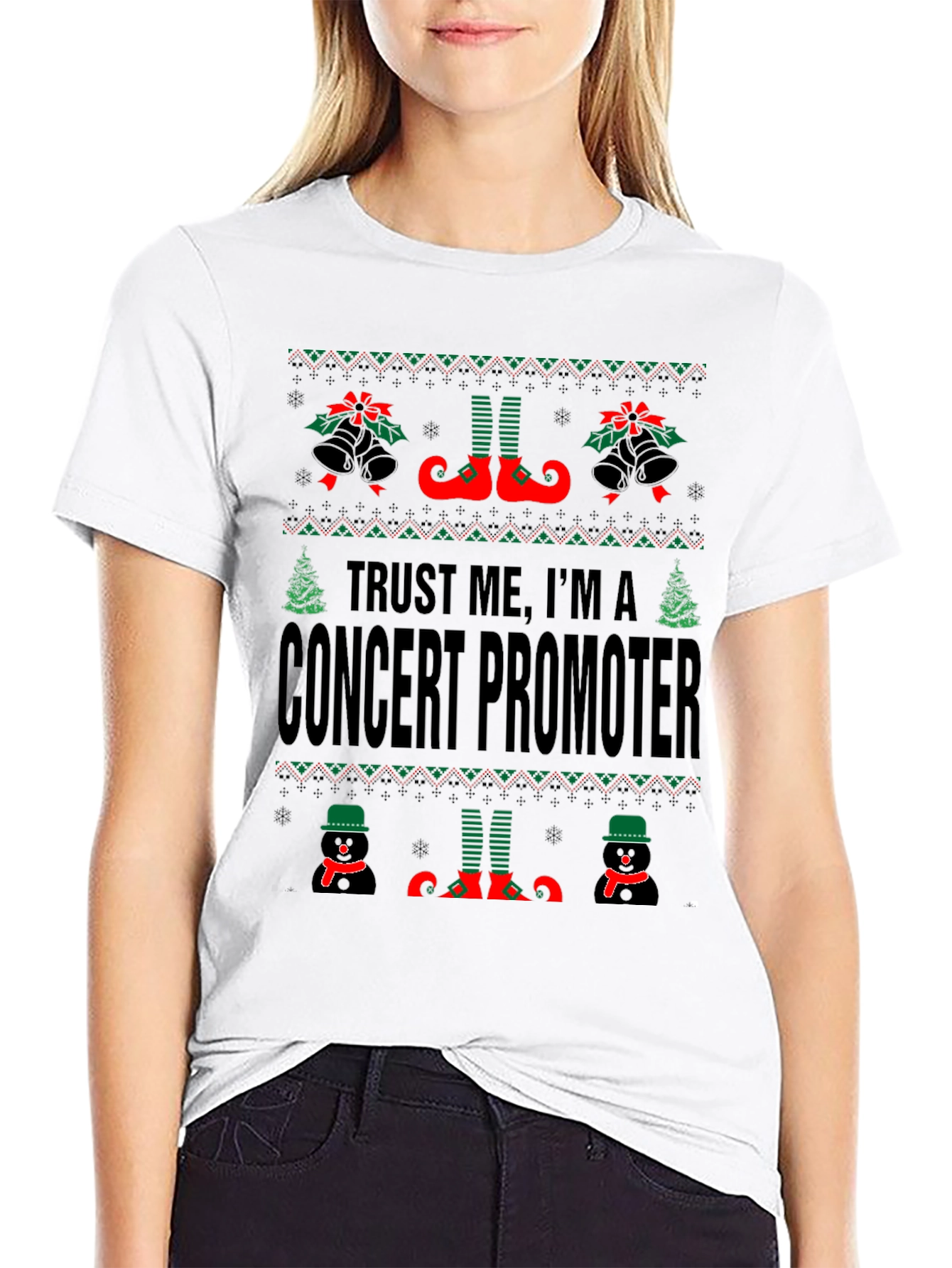 Concert Promoter Ugly Christmas Sweater T-Shirt