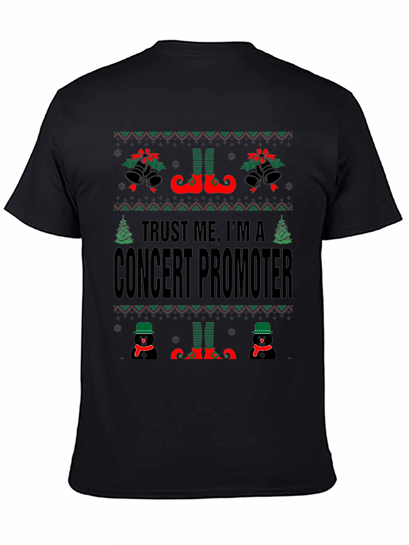 Concert Promoter Ugly Christmas Sweater T-Shirt