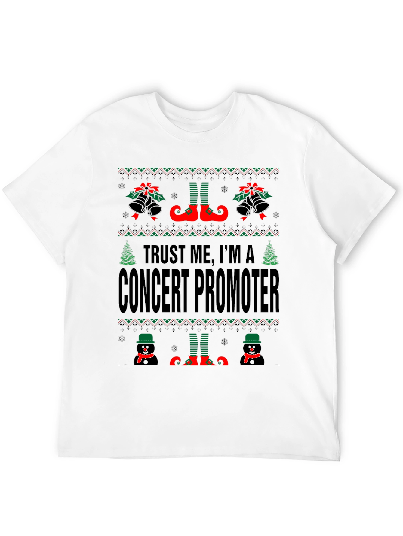 Concert Promoter Ugly Christmas Sweater T-Shirt