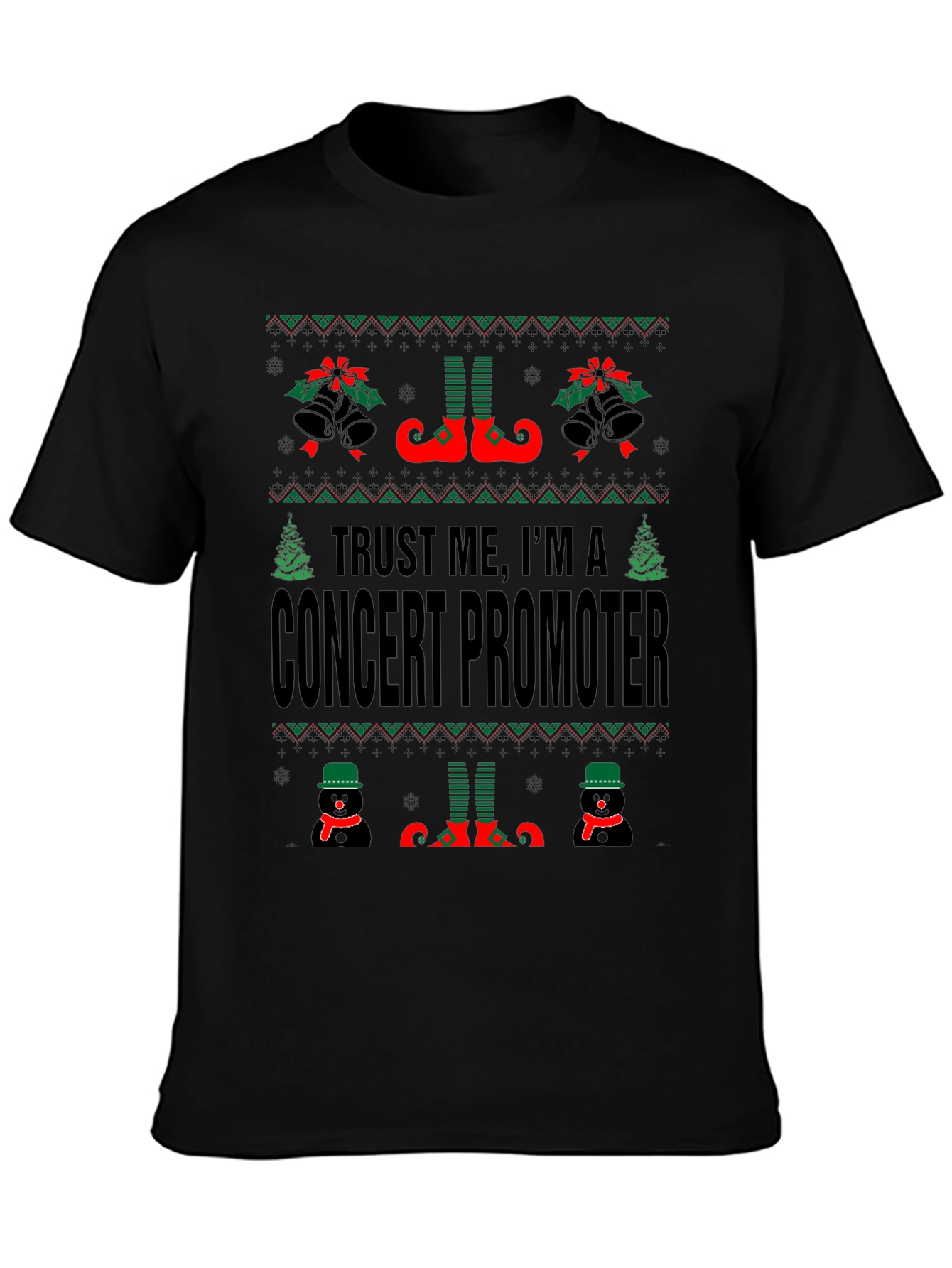 Concert Promoter Ugly Christmas Sweater T-Shirt