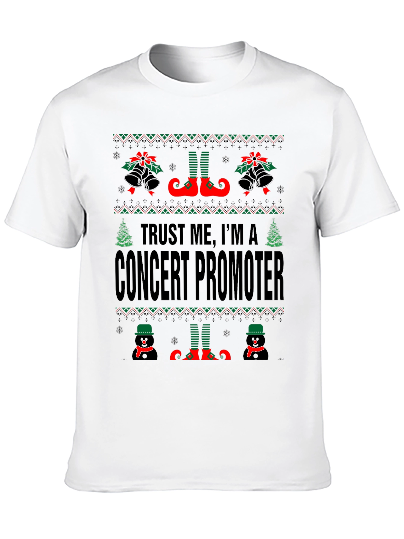 Concert Promoter Ugly Christmas Sweater T-Shirt