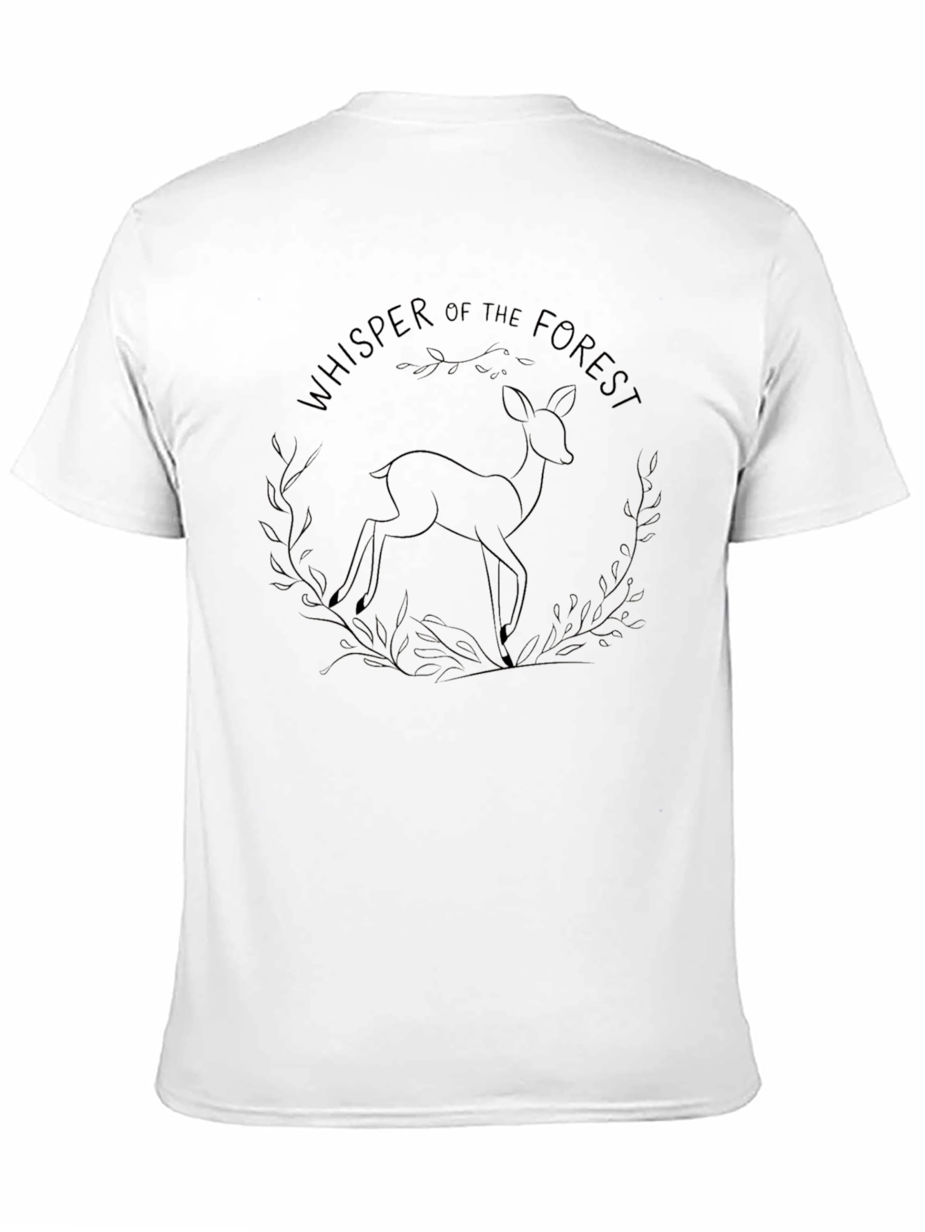 Whisper of the Forest Black Graphic Tee