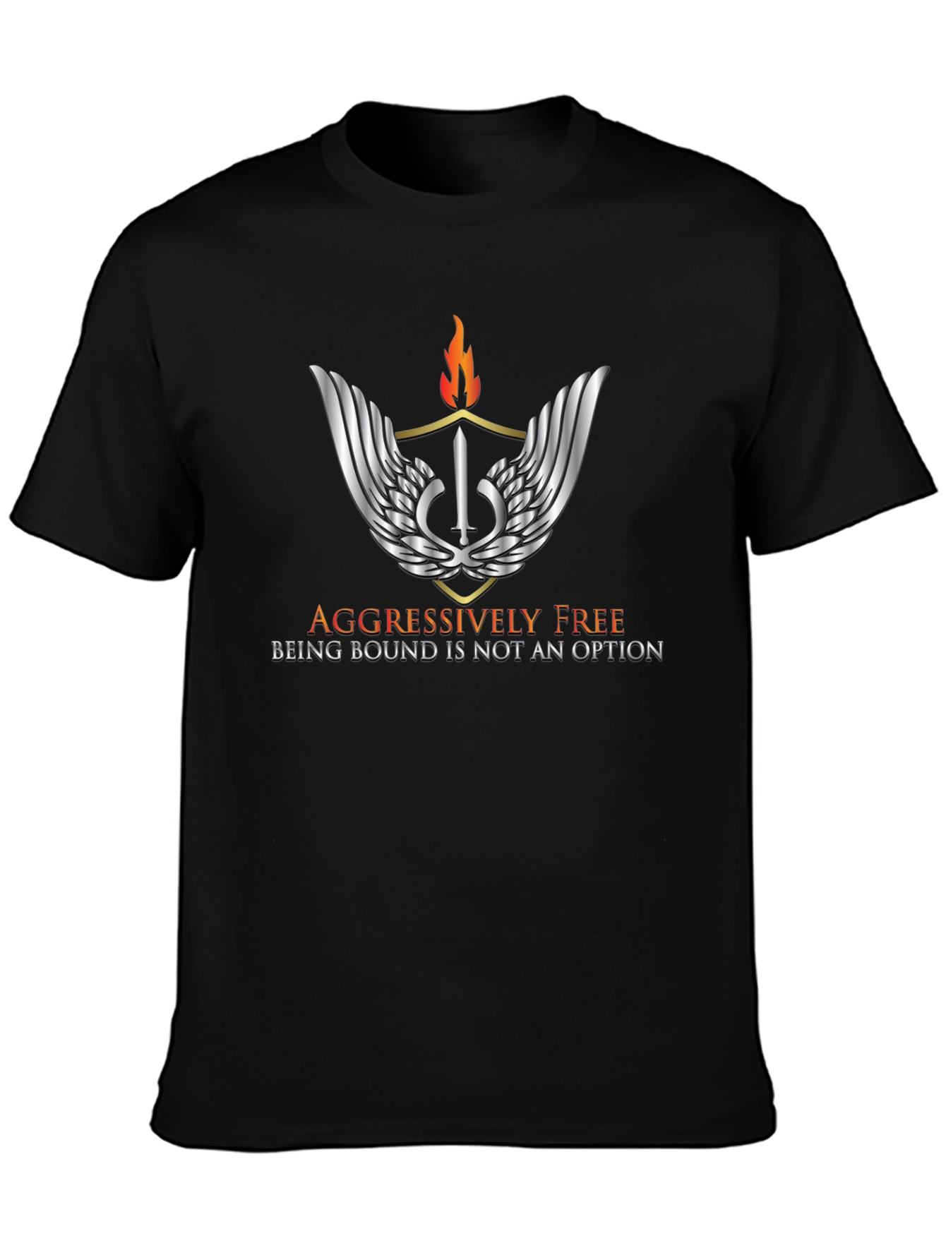 Aggressively Free Graphic T-Shirt