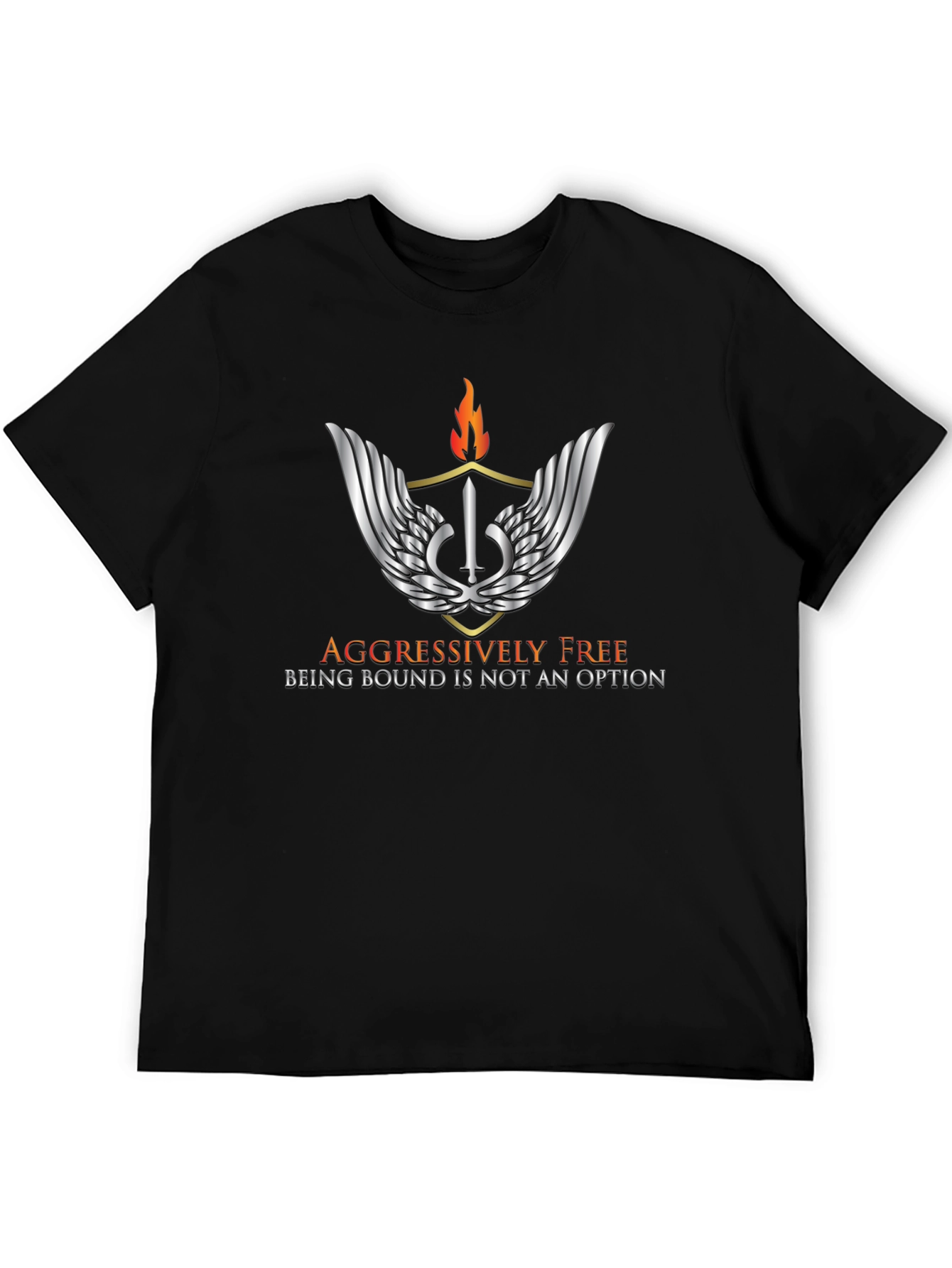 Aggressively Free Graphic T-Shirt