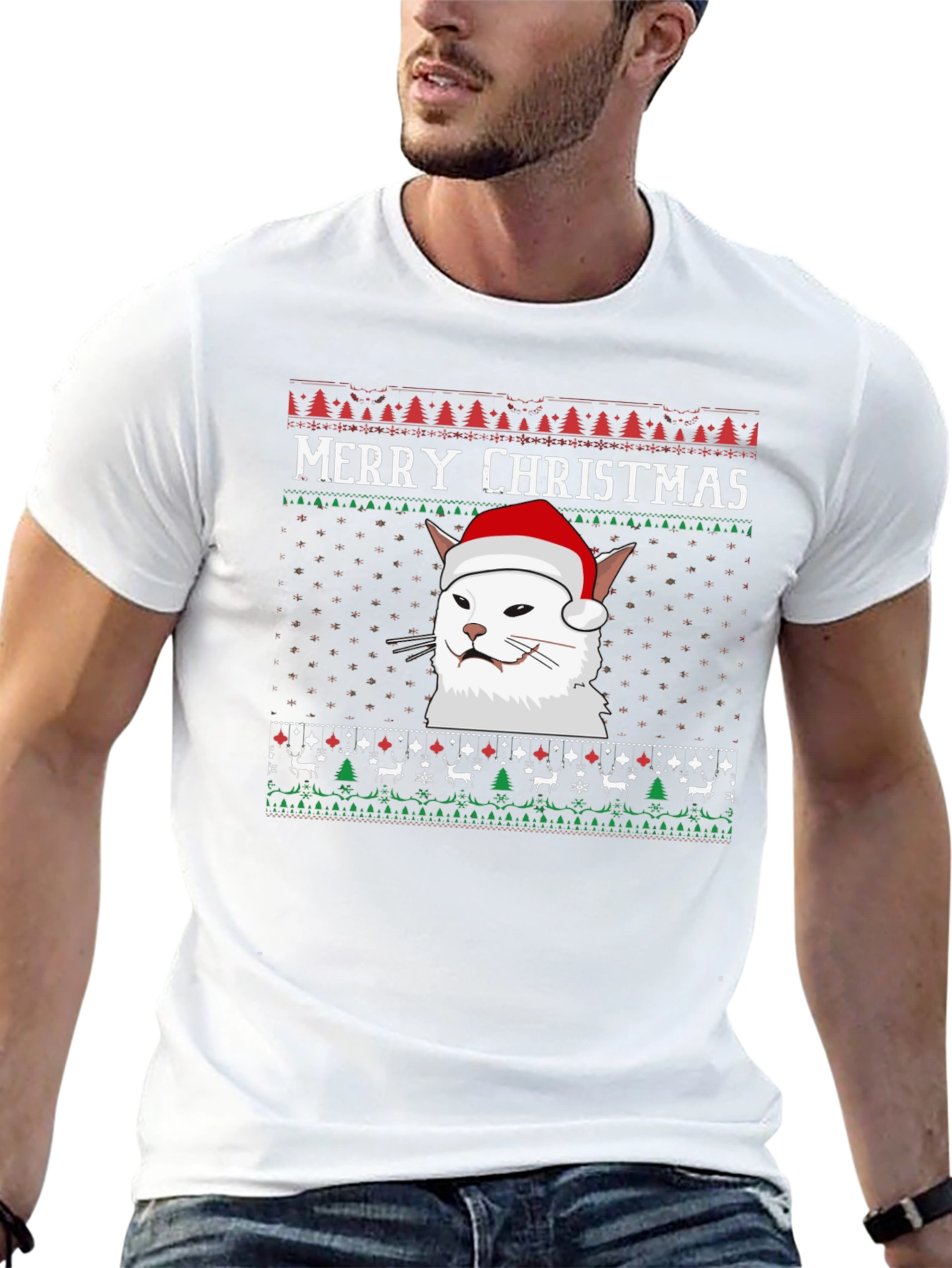 Grumpy Cat Merry Christmas Sweater T-Shirt