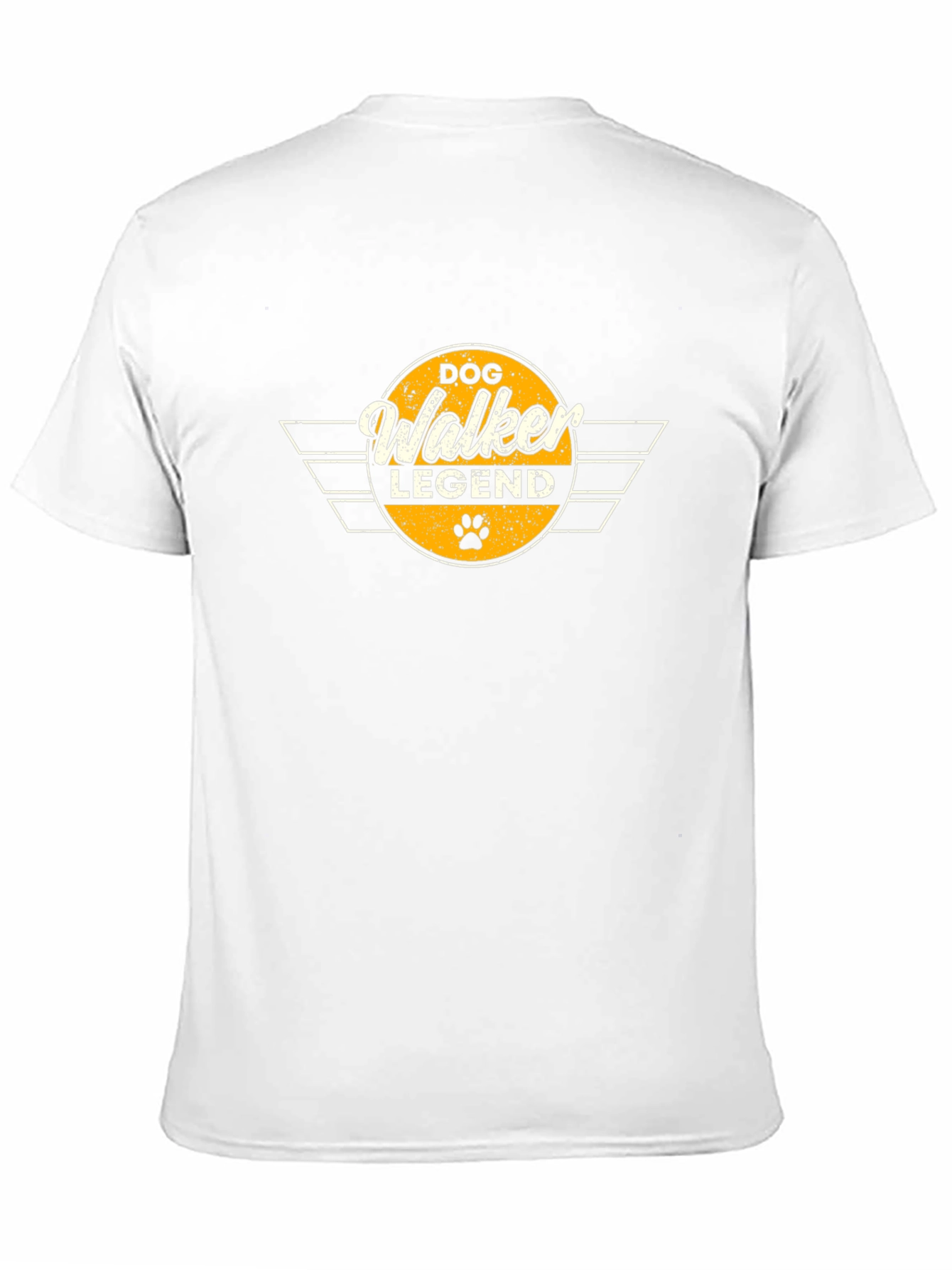 Dog Walker Legend Black T-Shirt