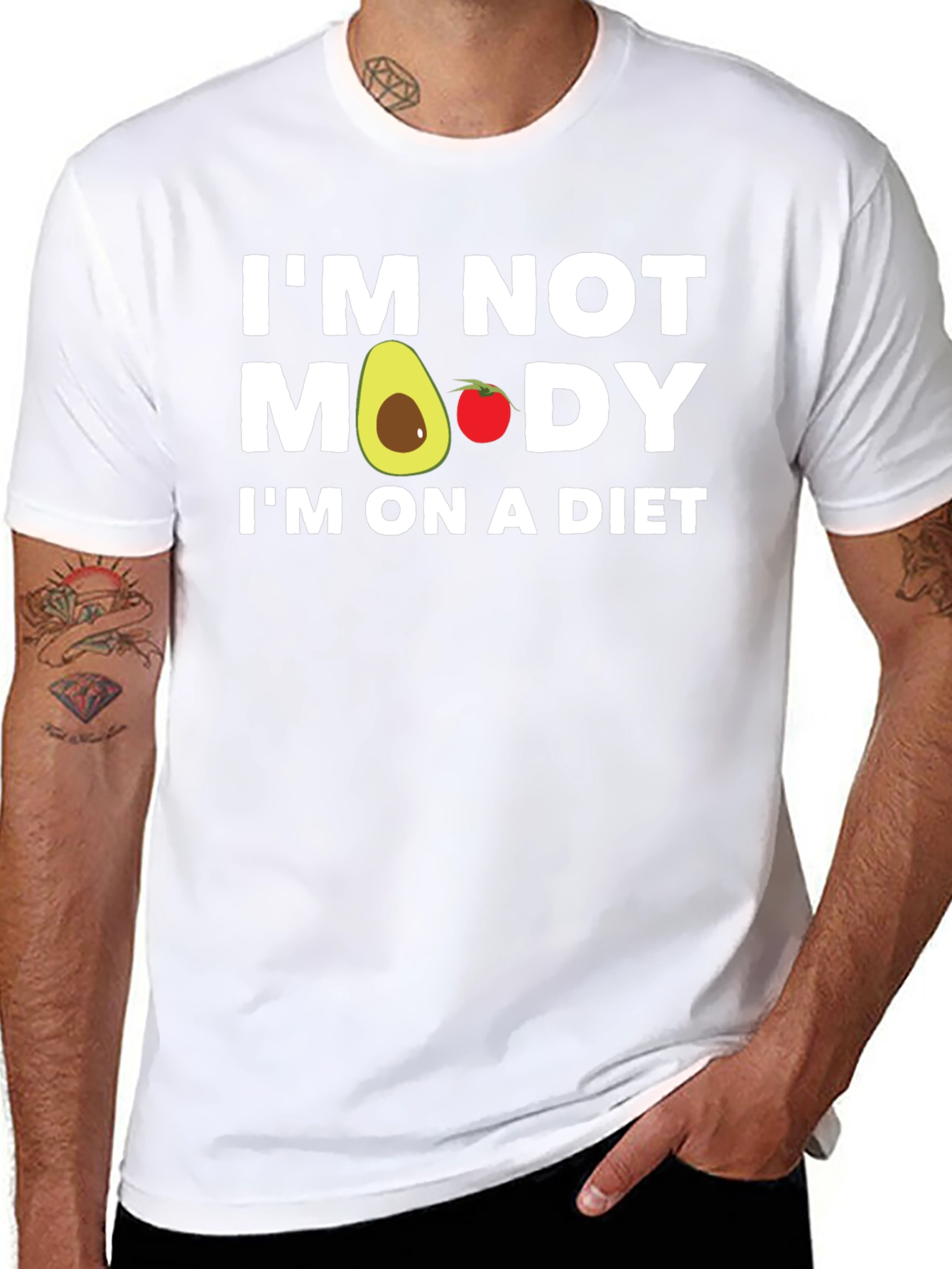 Im Not Moody Im On A Diet T-Shirt