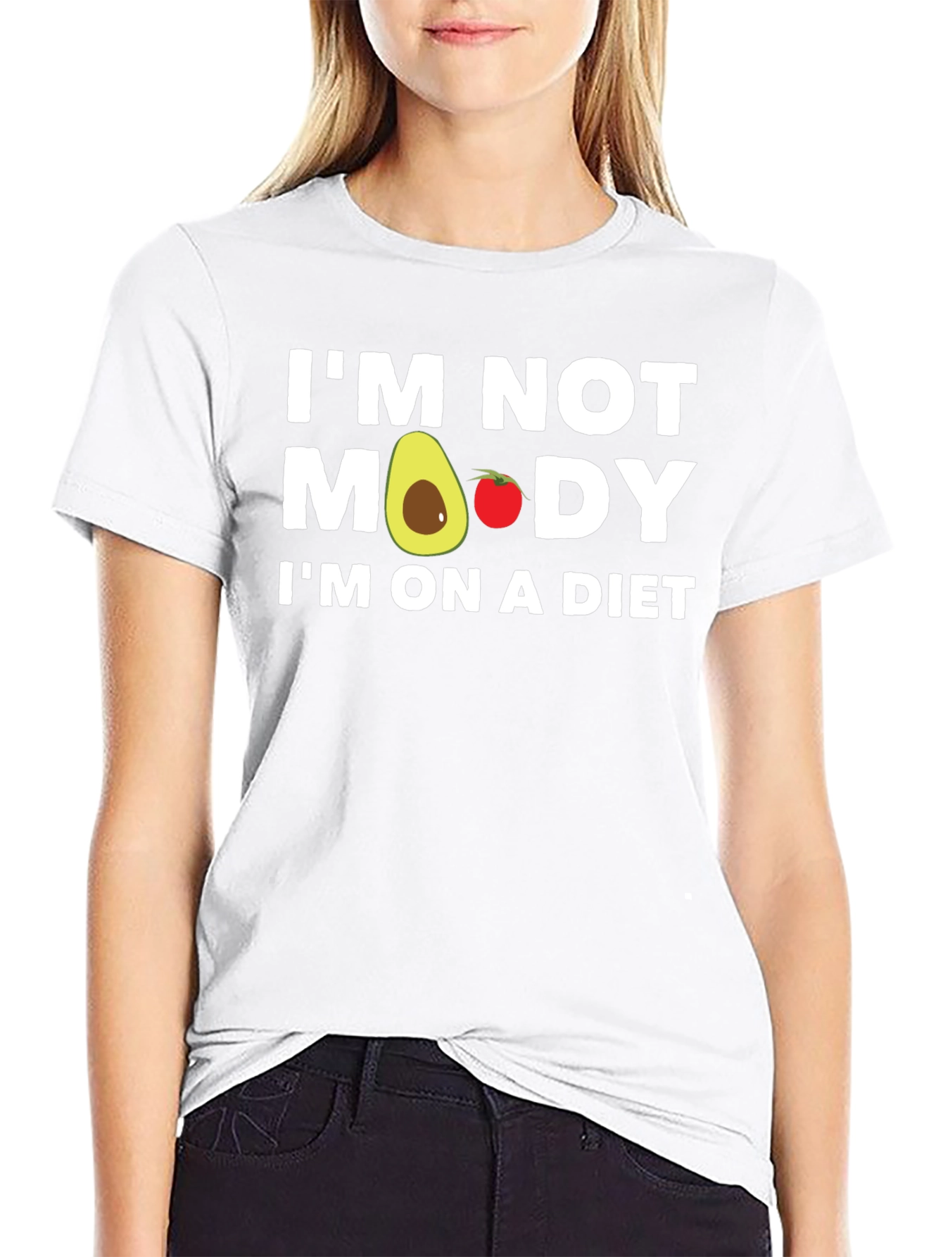 Im Not Moody Im On A Diet T-Shirt