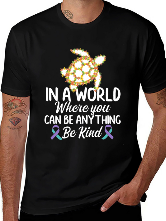 In A World Be Kind Turtle T-Shirt