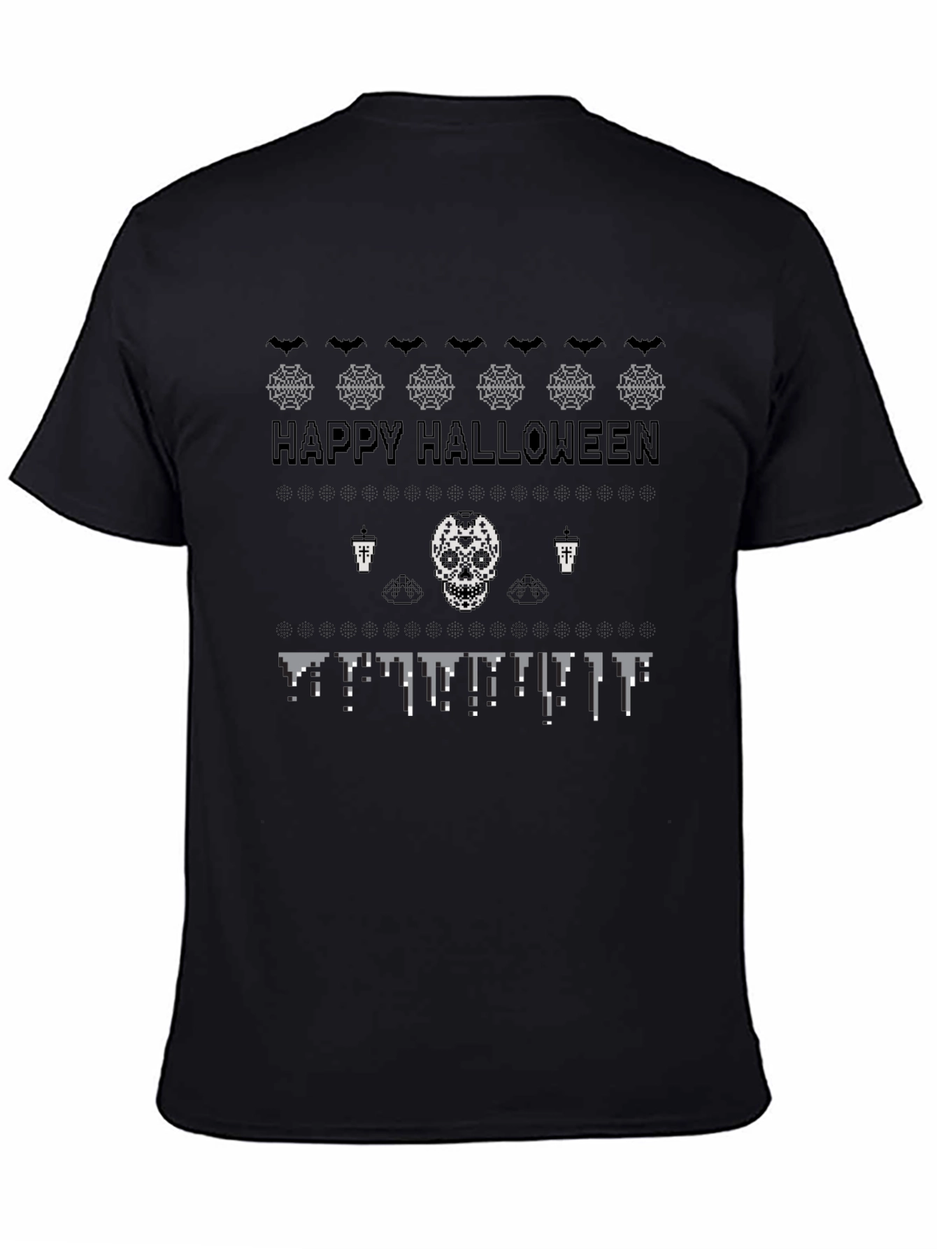 Happy Halloween T-Shirt - Black Holiday Graphic Tee