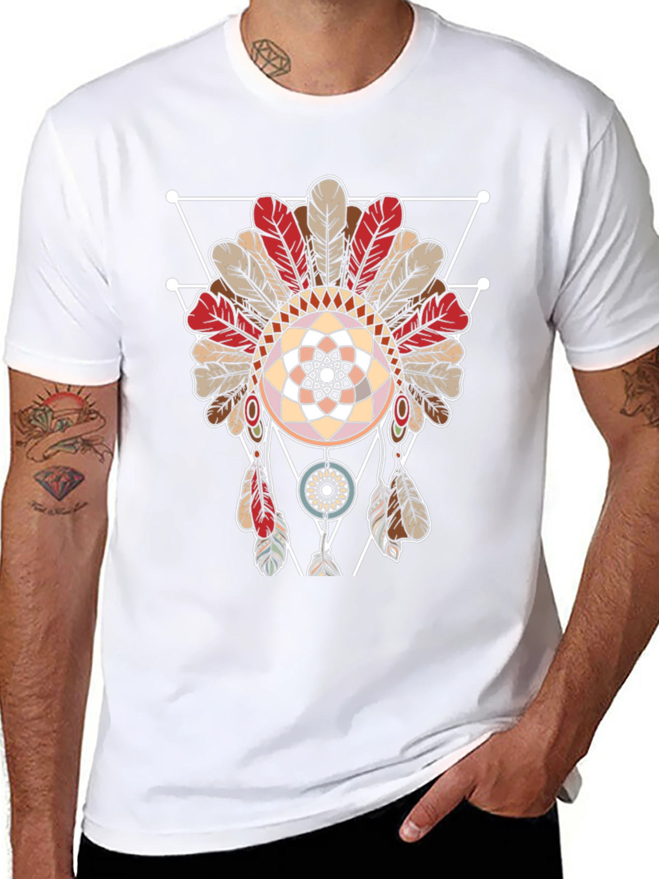 Geometric Dreamcatcher Graphic Tee