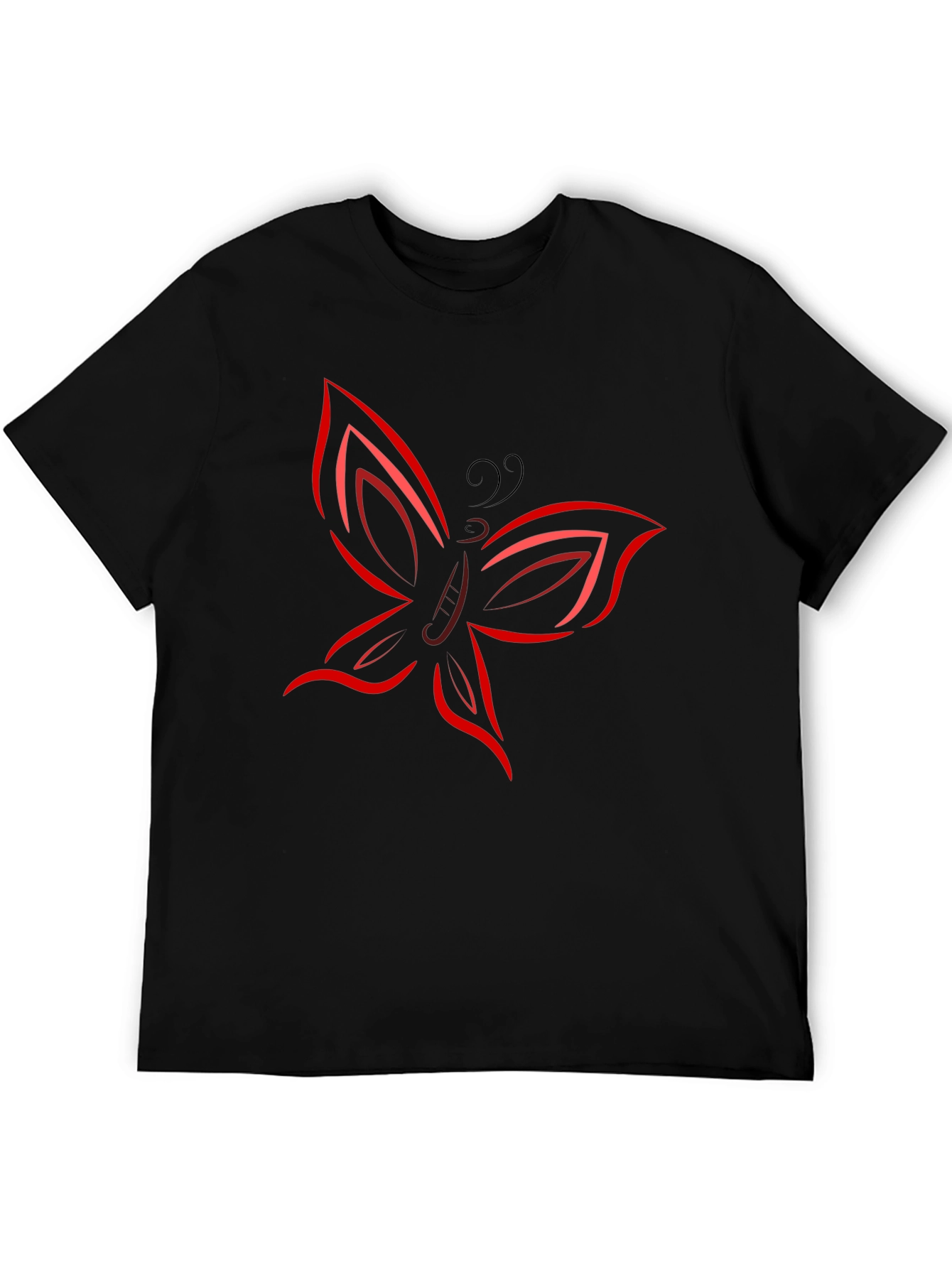 Butterfly Graphic Tee - Black