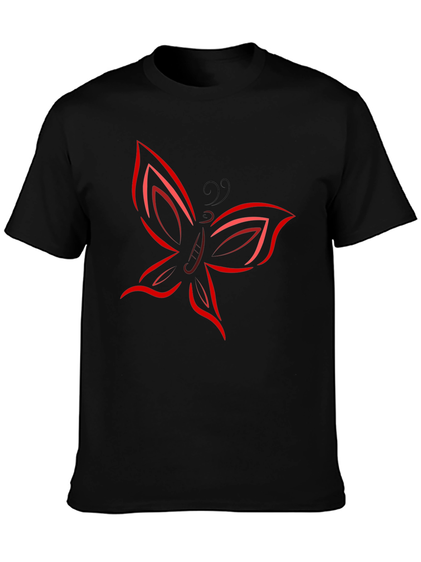 Butterfly Graphic Tee - Black