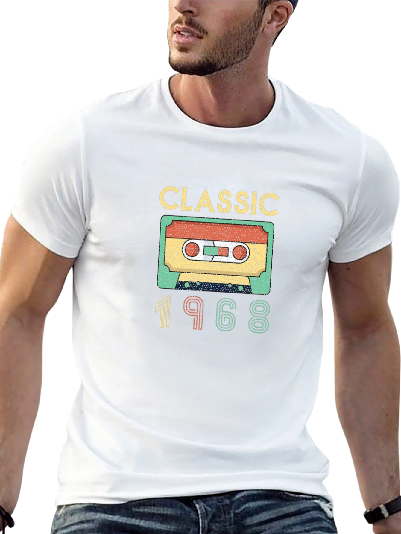 Retro Classic 1968 Cassette Tape T-Shirt