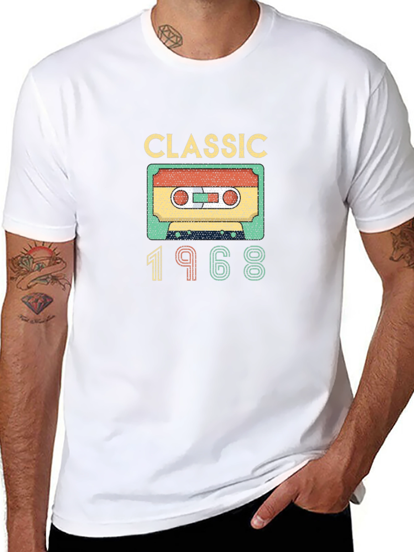 Retro Classic 1968 Cassette Tape T-Shirt