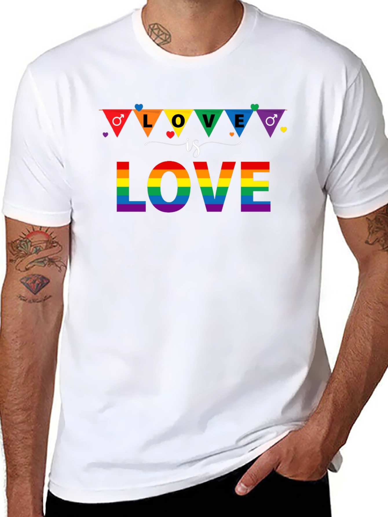 Love is Love Rainbow Pride T-Shirt