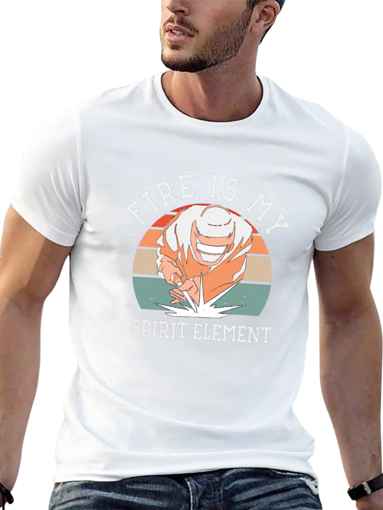 Fire is My Spirit Element Graphic T-Shirt