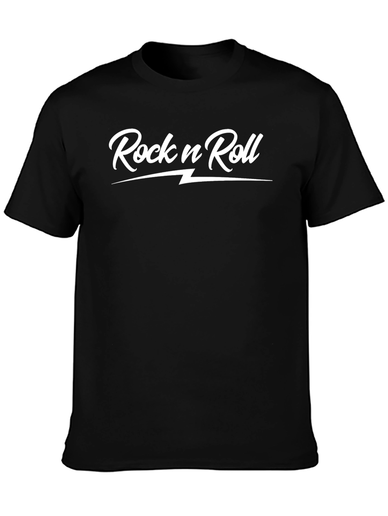 Rock n Roll Black T-Shirt - Stylish Music Tee