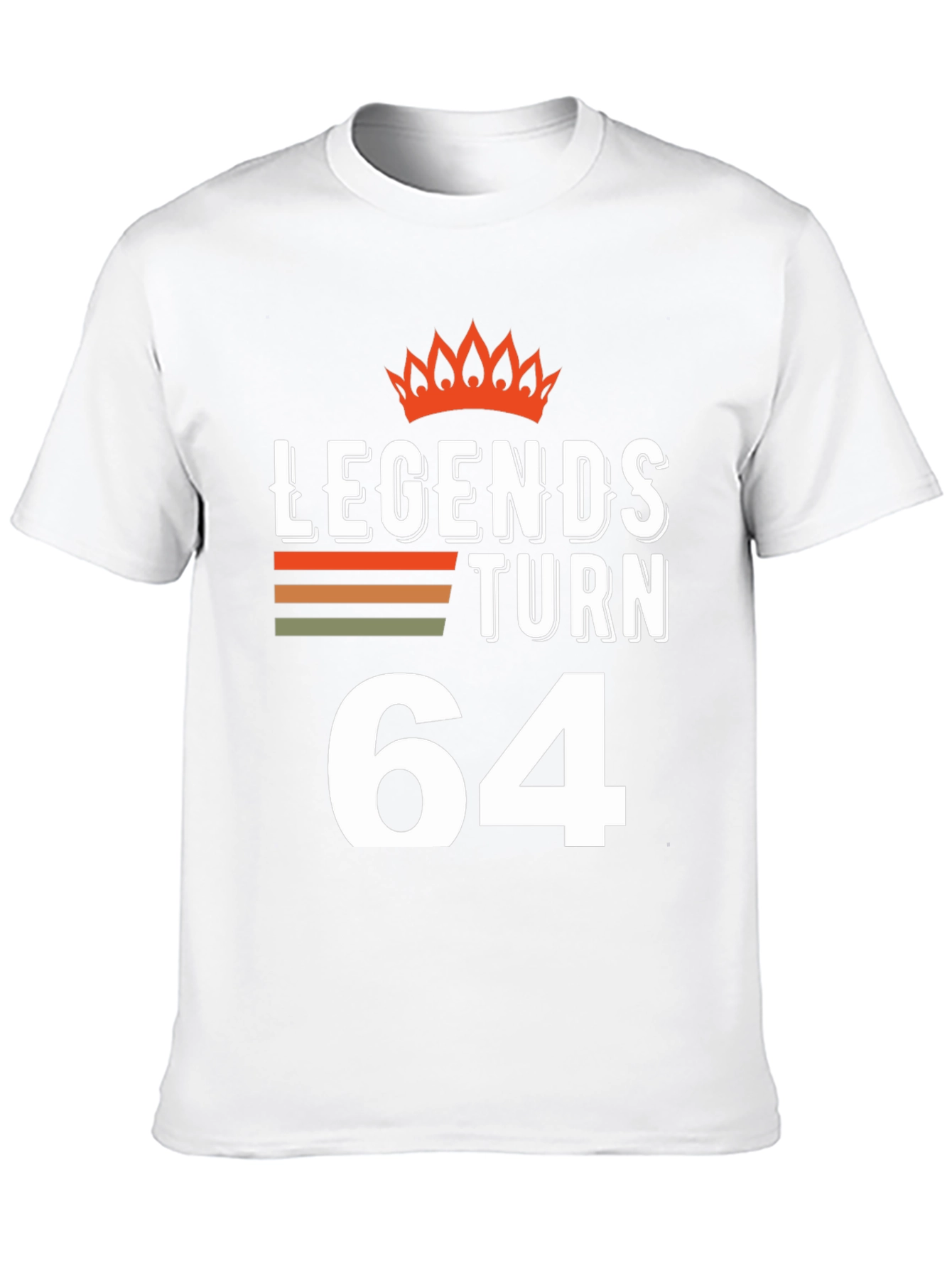 Legends Turn 64 T-Shirt - Birthday Gift