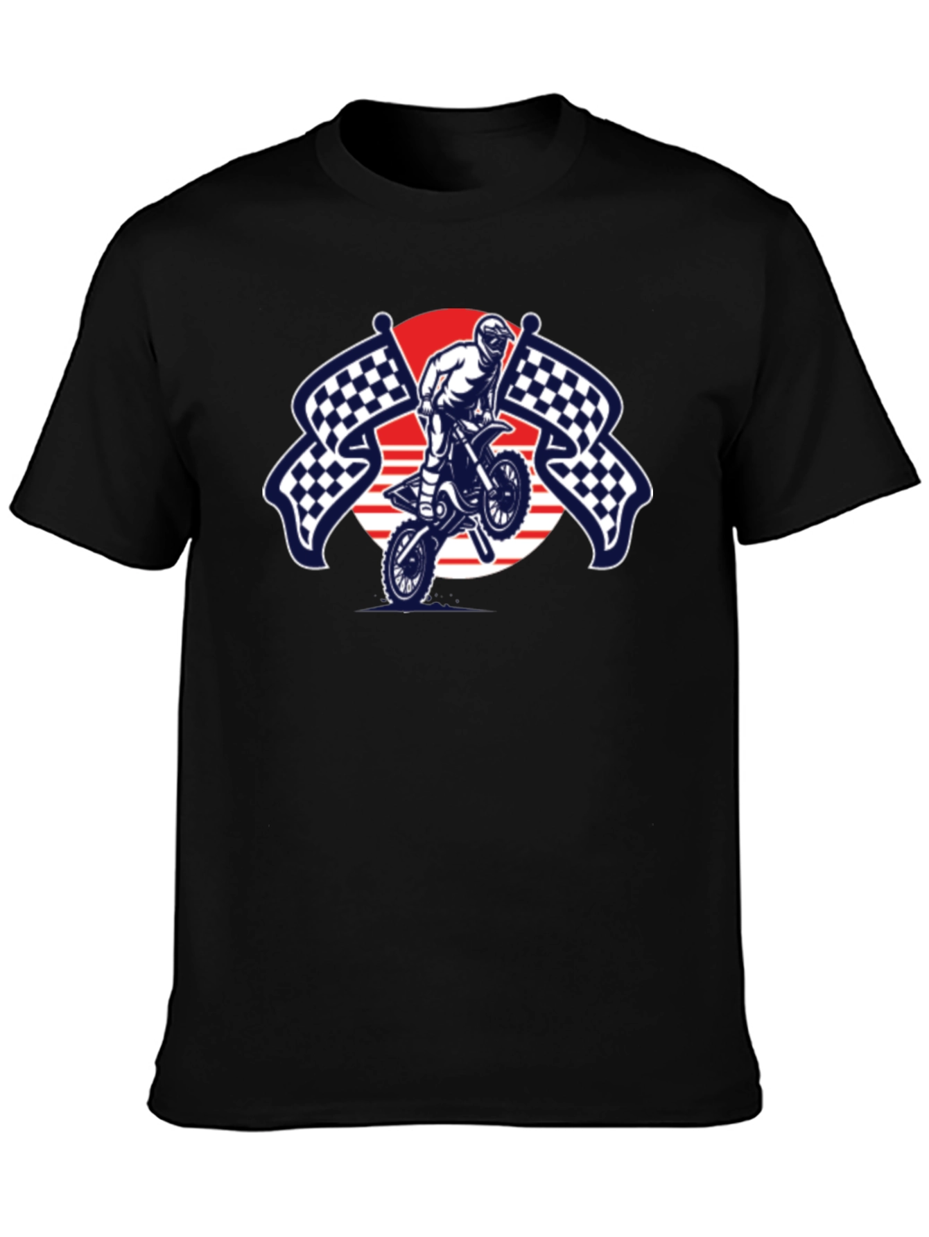 Motocross Graphic Black T-Shirt