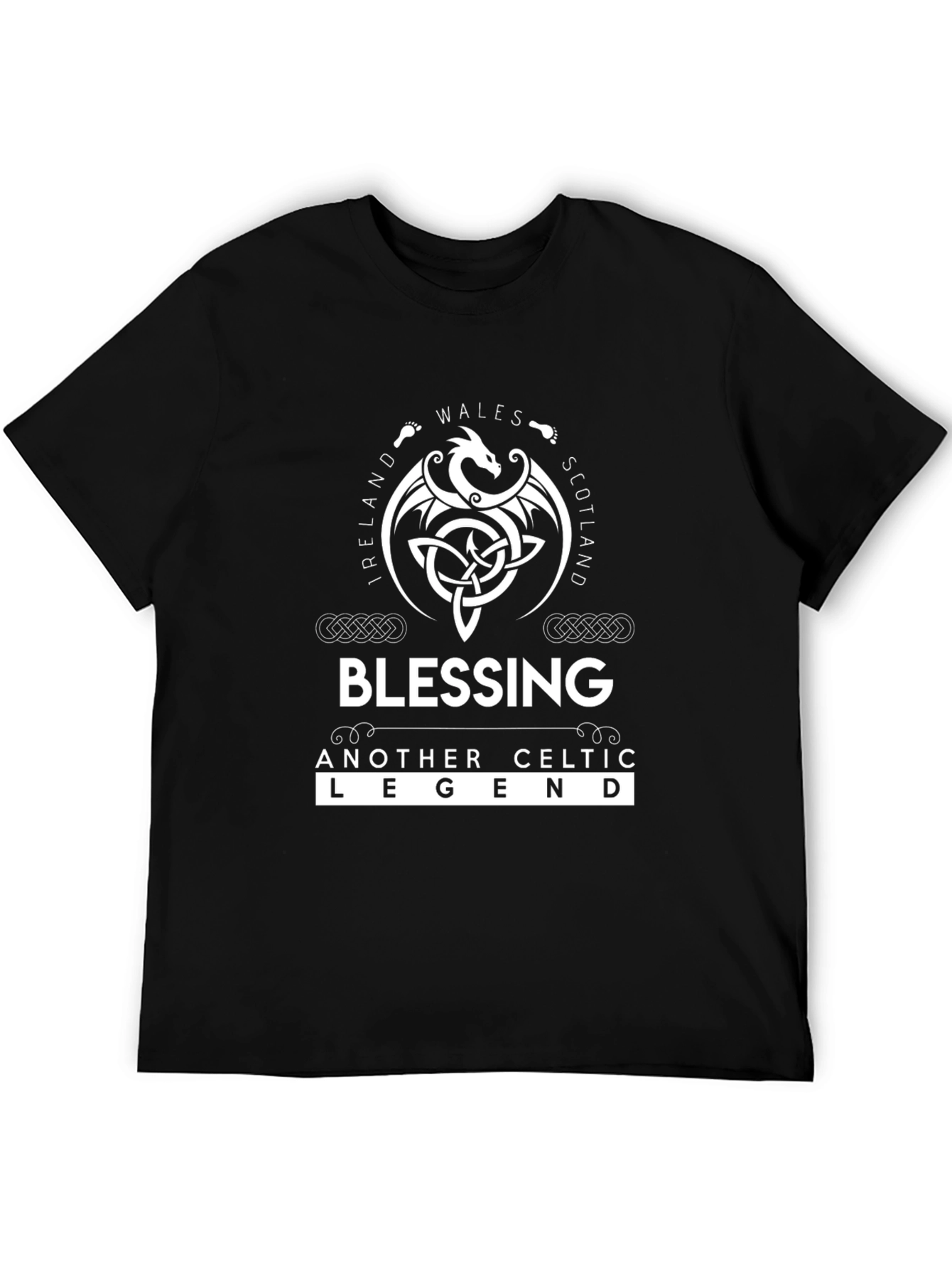 Blessing Celtic Legend Black T-Shirt