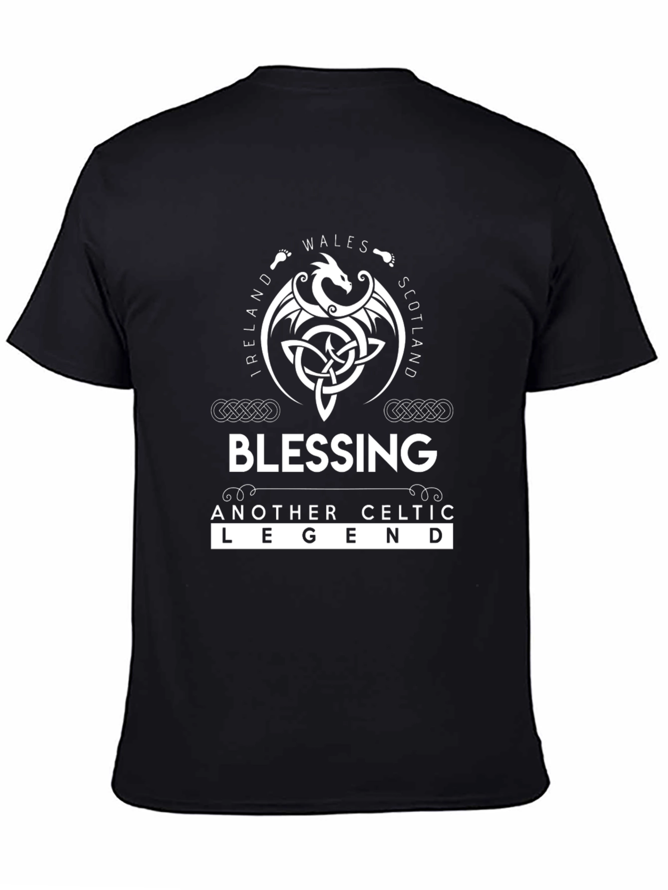 Blessing Celtic Legend Black T-Shirt