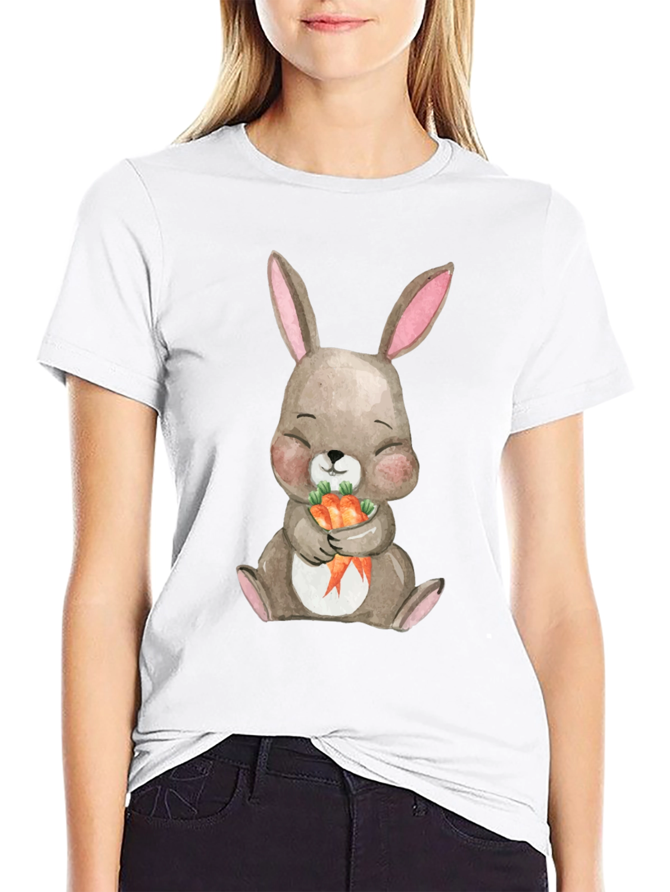 Cute Bunny Carrot T-Shirt