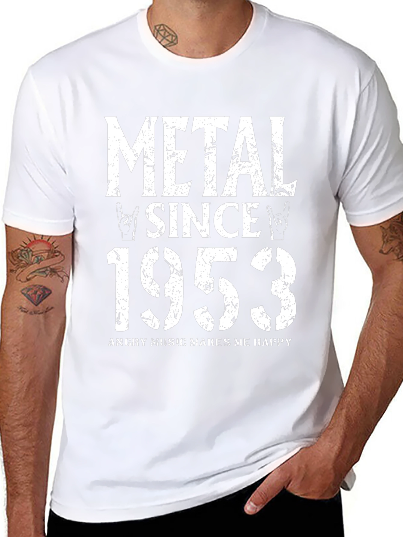 Metal Since 1953 Black Graphic Tee