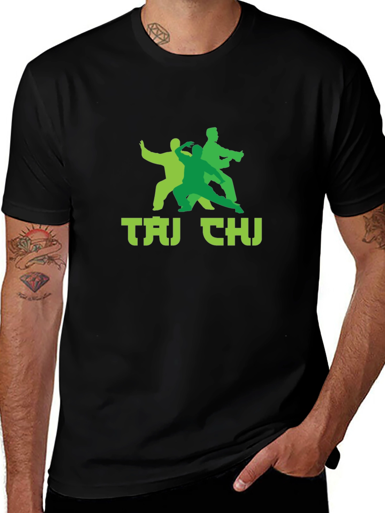 Tai Chi Silhouette T-Shirt - Martial Arts Tee