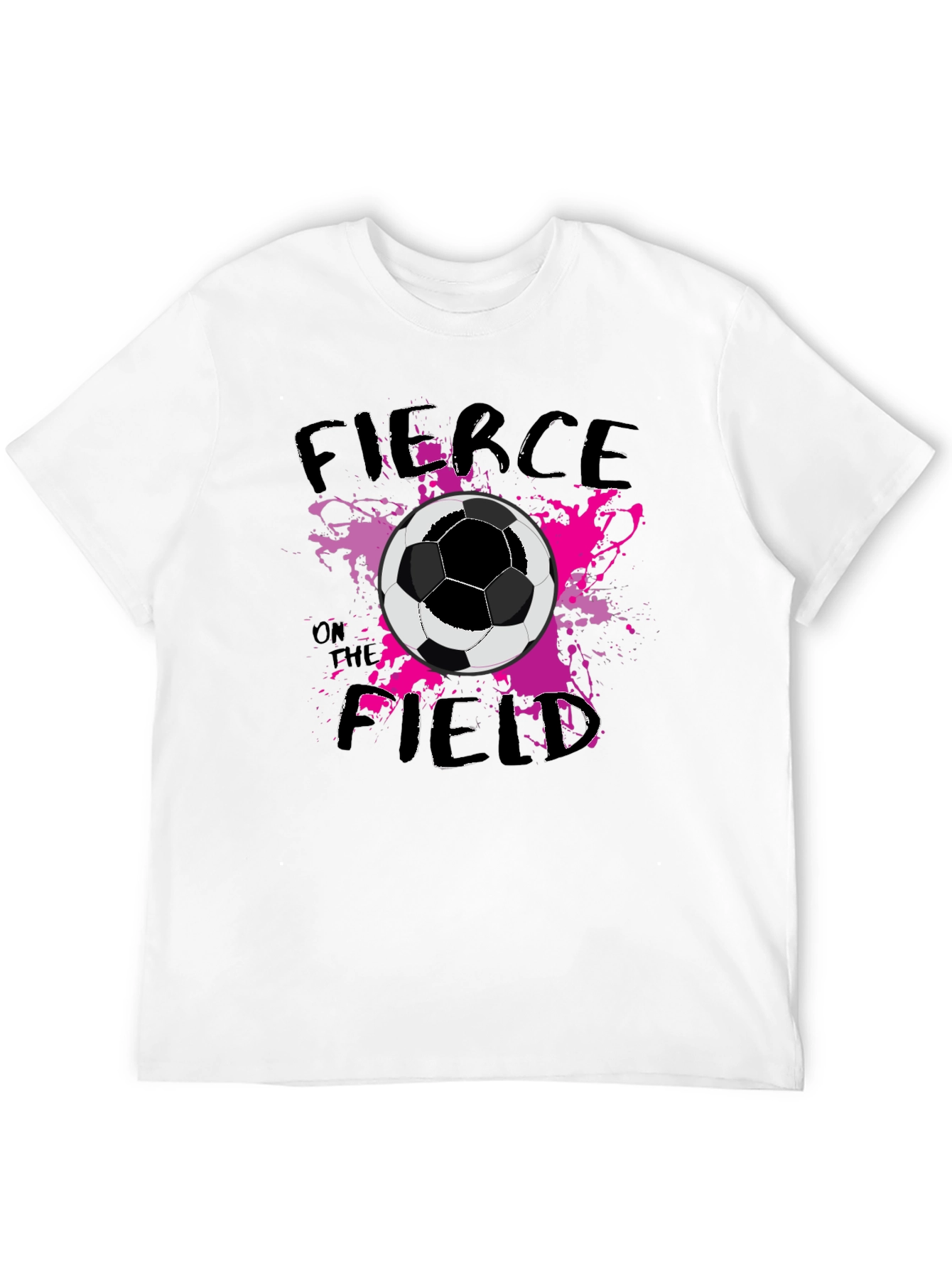Fierce on the Field Soccer Graphic Tee