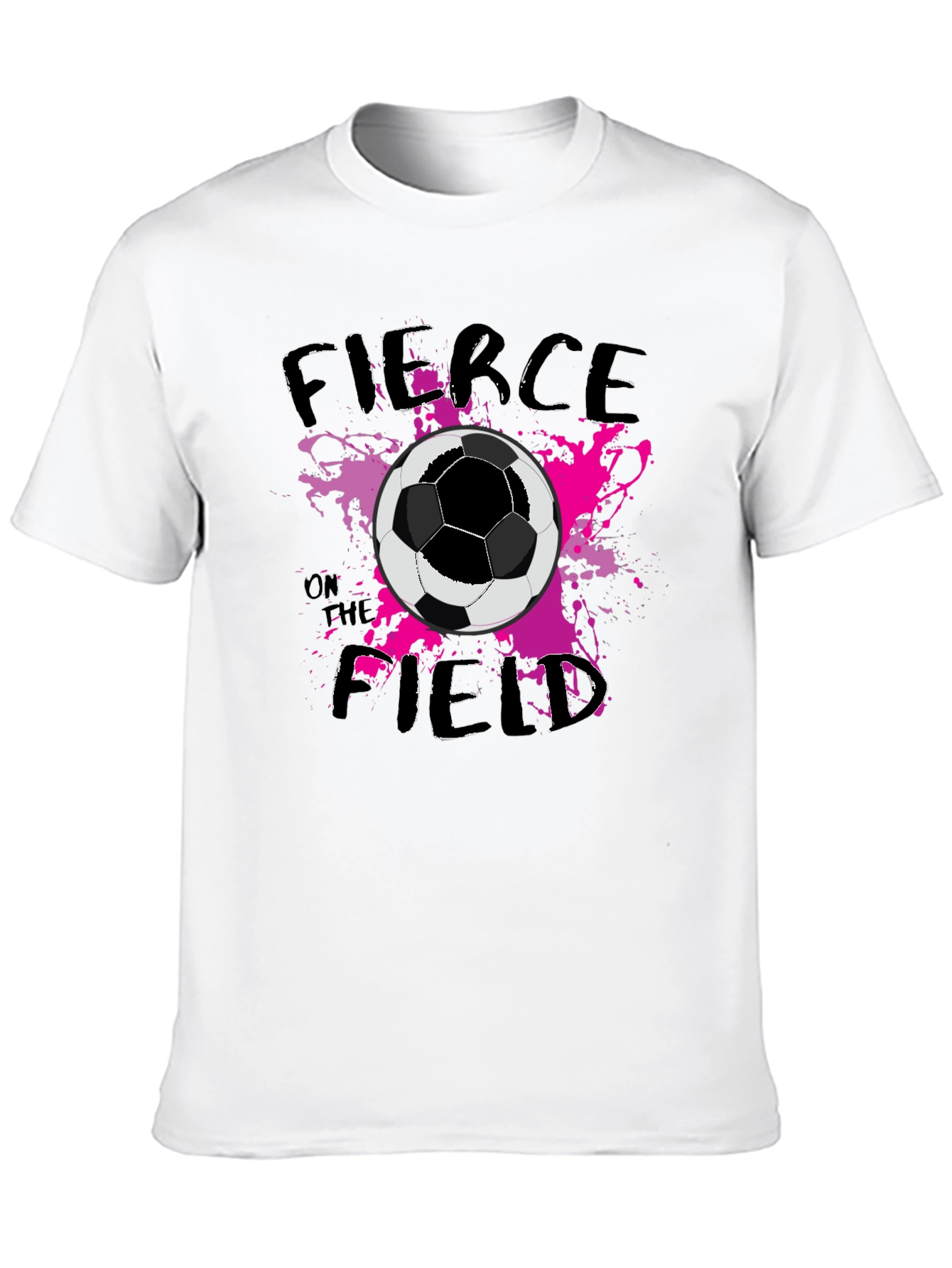 Fierce on the Field Soccer Graphic Tee