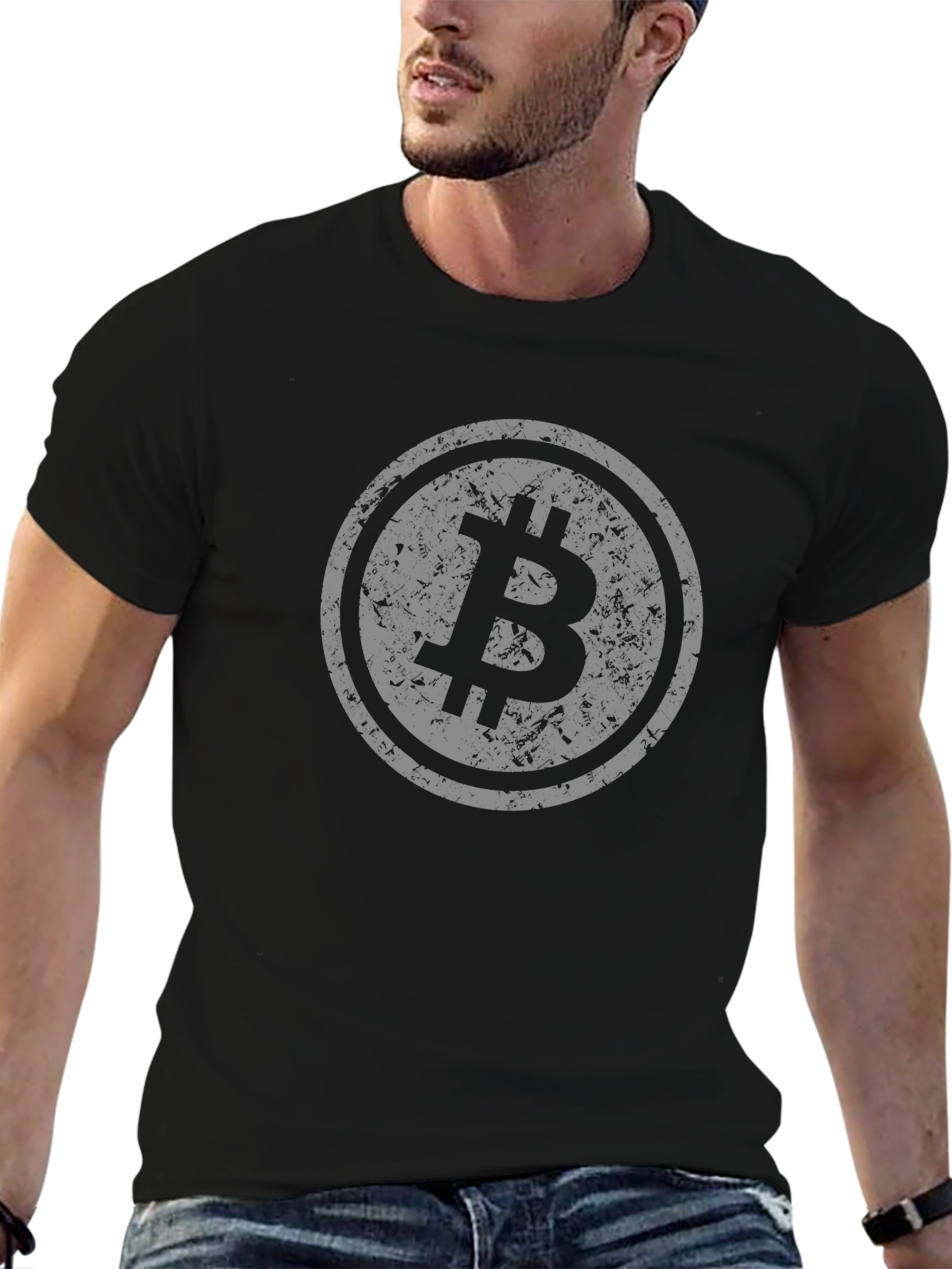 Bitcoin Black T-Shirt - Crypto Currency Tee