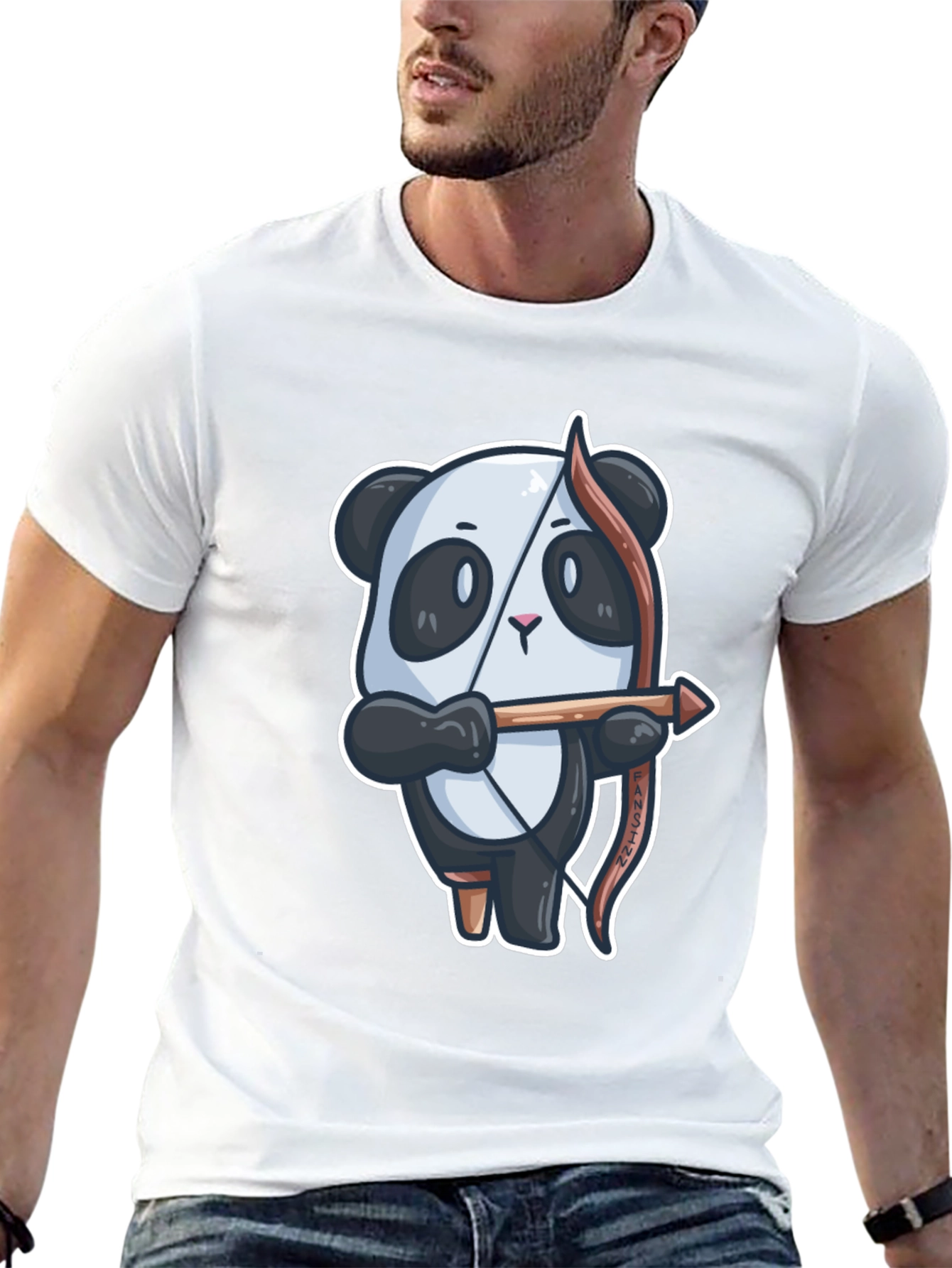 Archer Panda T-Shirt - Cute & Unique Design