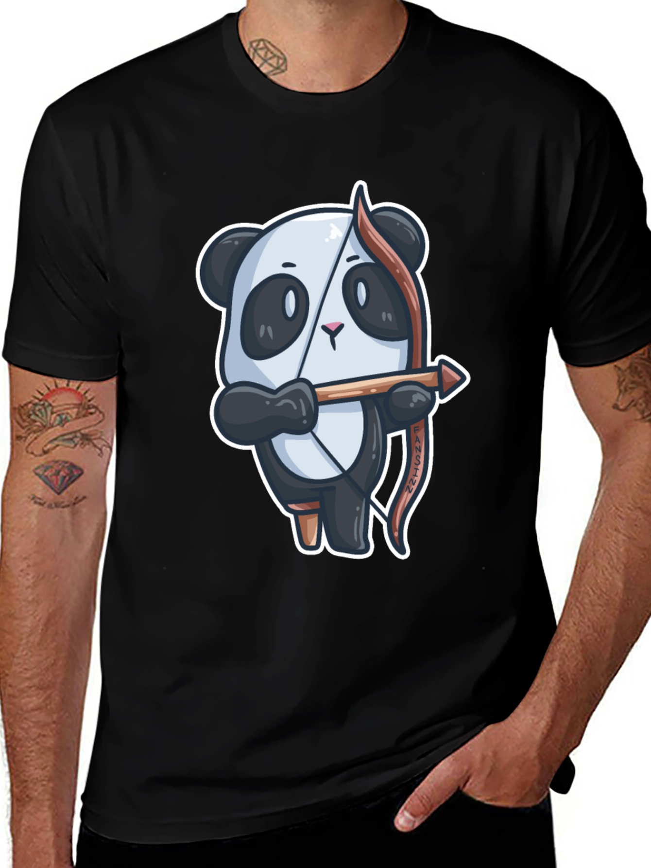 Archer Panda T-Shirt - Cute & Unique Design