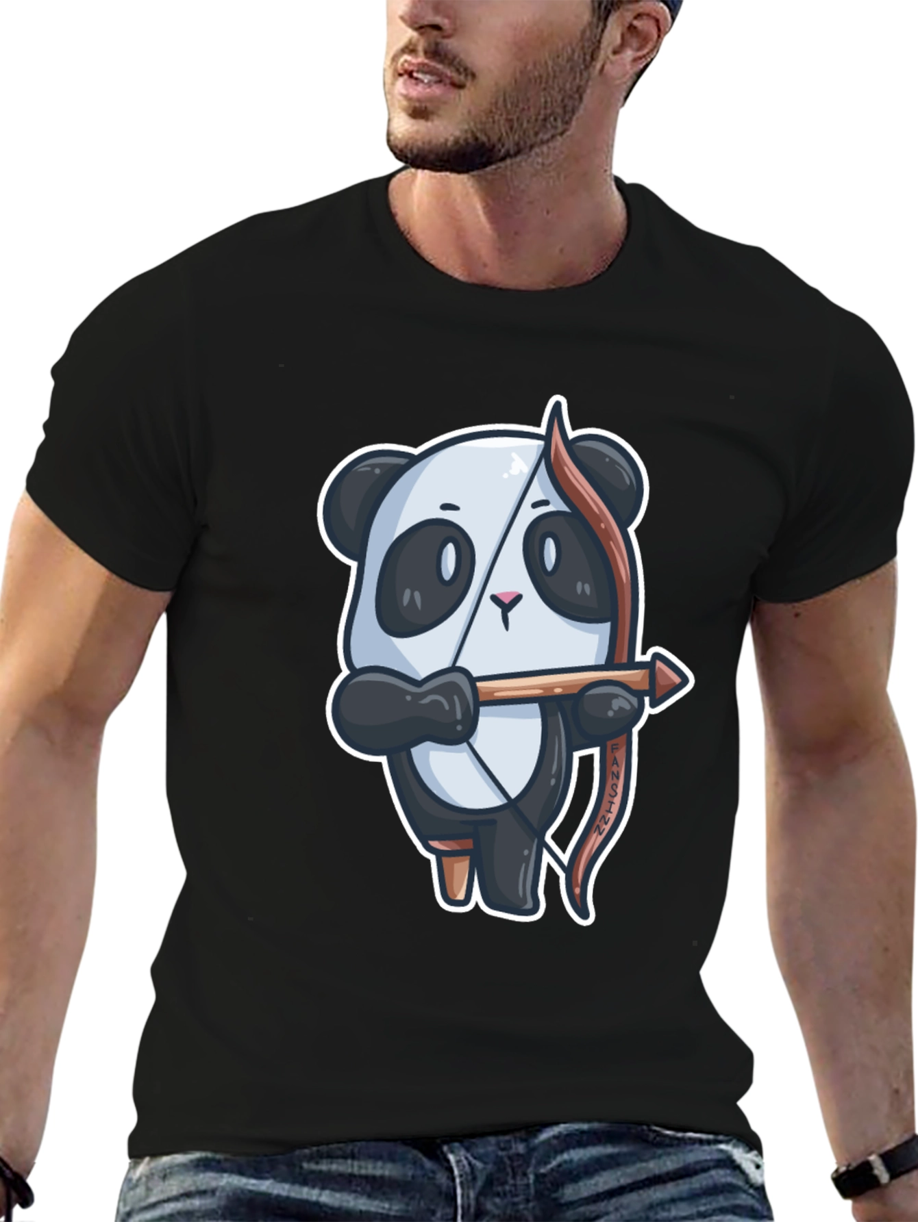 Archer Panda T-Shirt - Cute & Unique Design