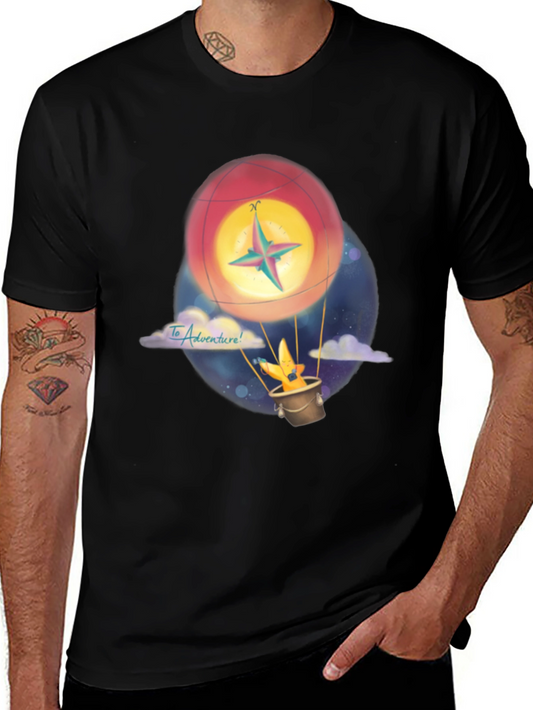 Adventure Hot Air Balloon Graphic Tee