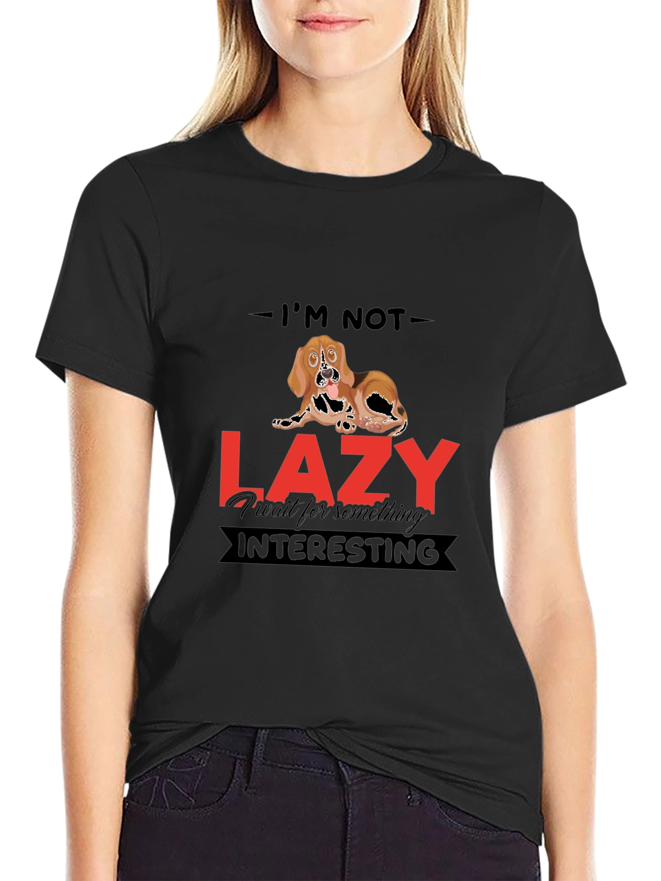 Funny Dog Lazy T-Shirt