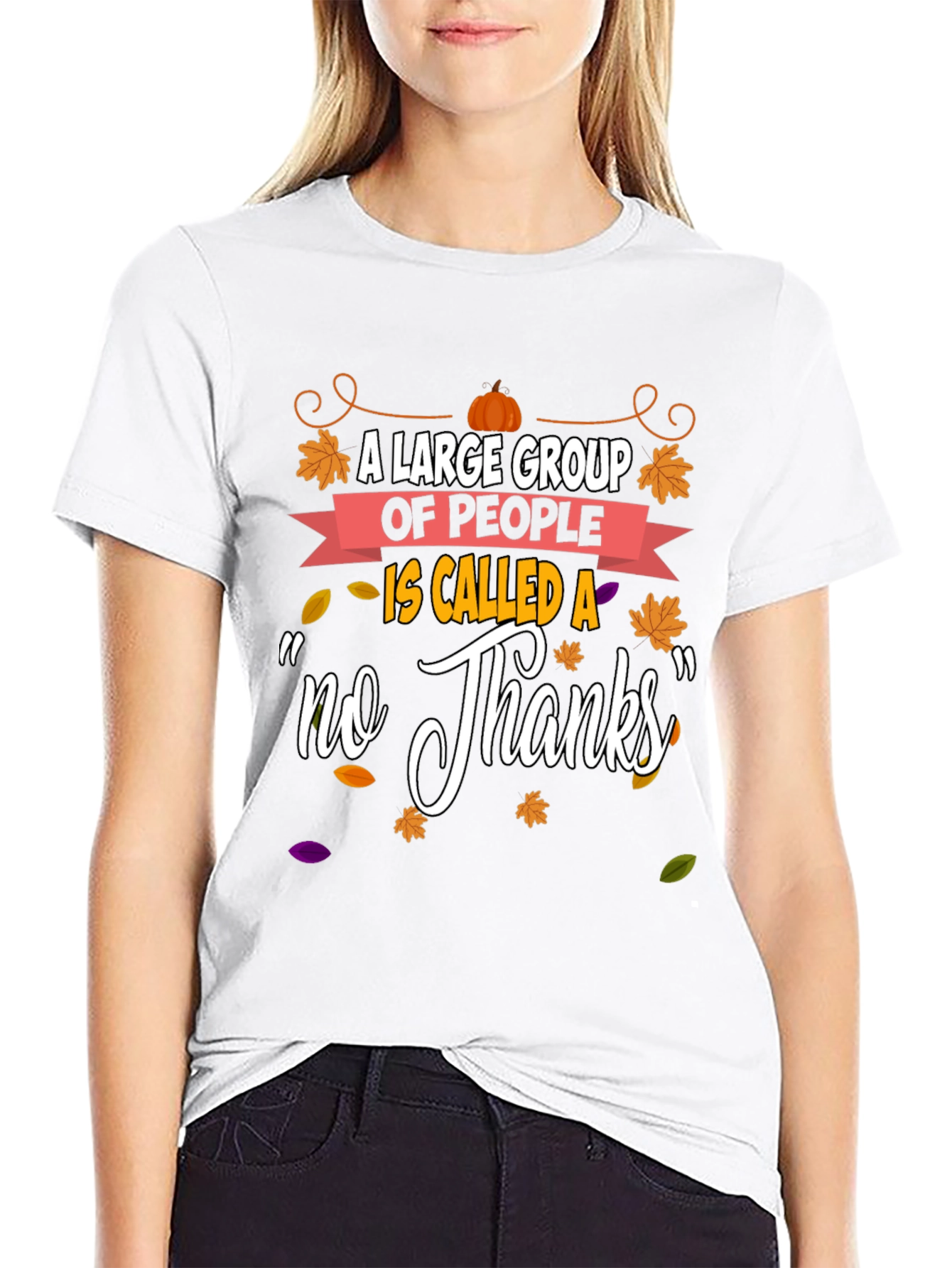 Funny Thanksgiving No Thanks T-Shirt