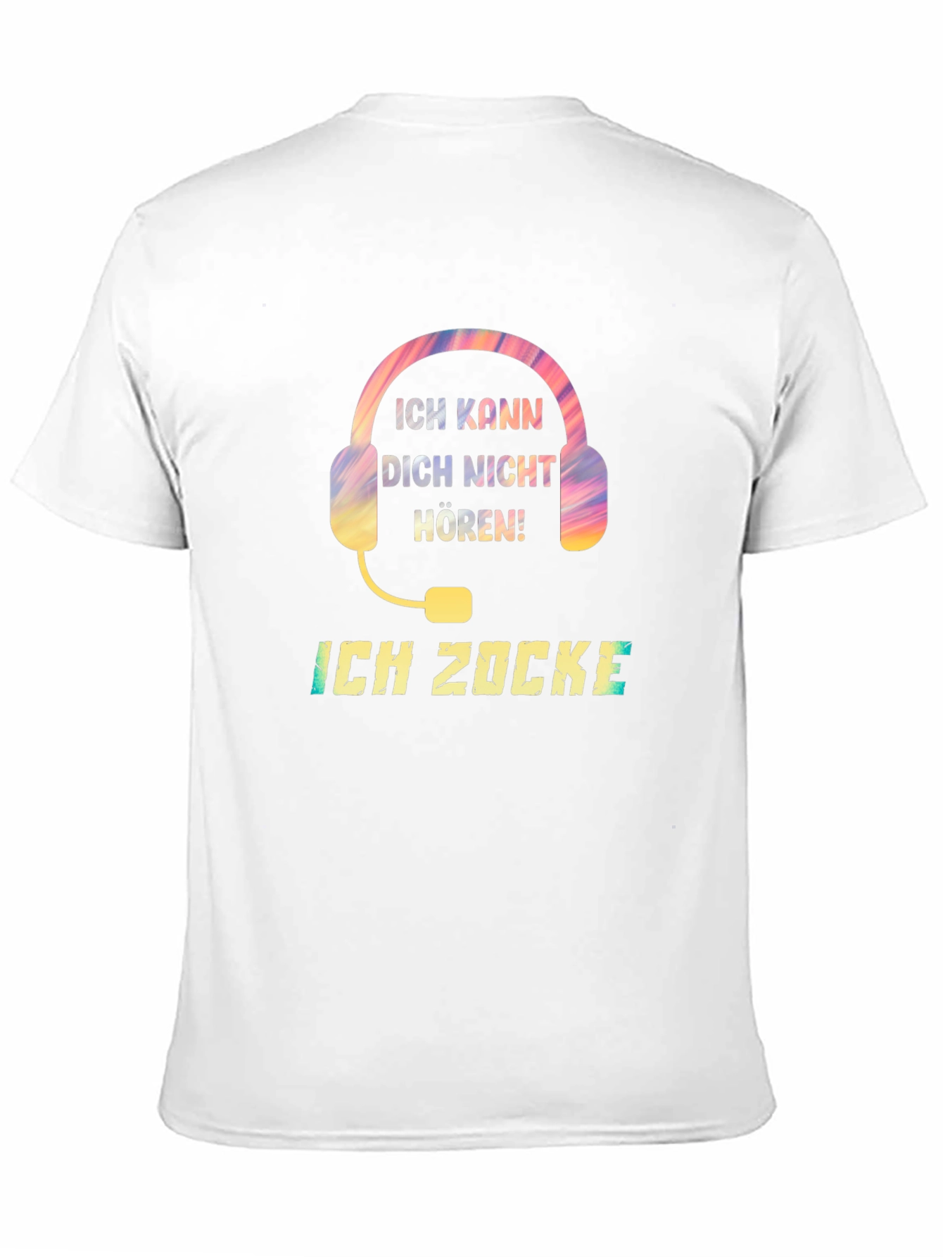 Ich Zocke T-Shirt - Gaming Headset Design