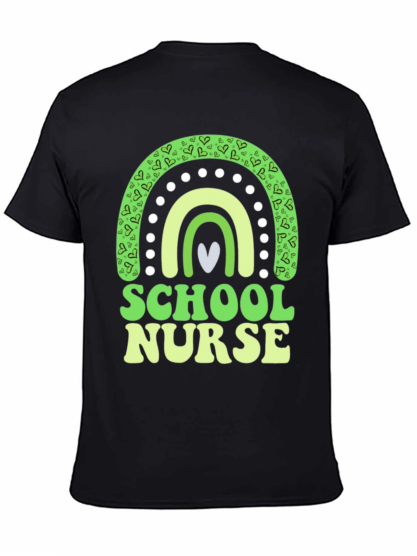 School Nurse St. Patricks Day Rainbow T-Shirt