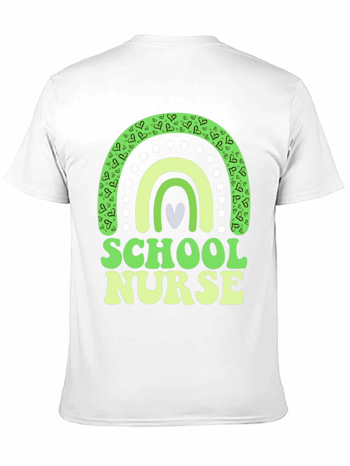 School Nurse St. Patricks Day Rainbow T-Shirt
