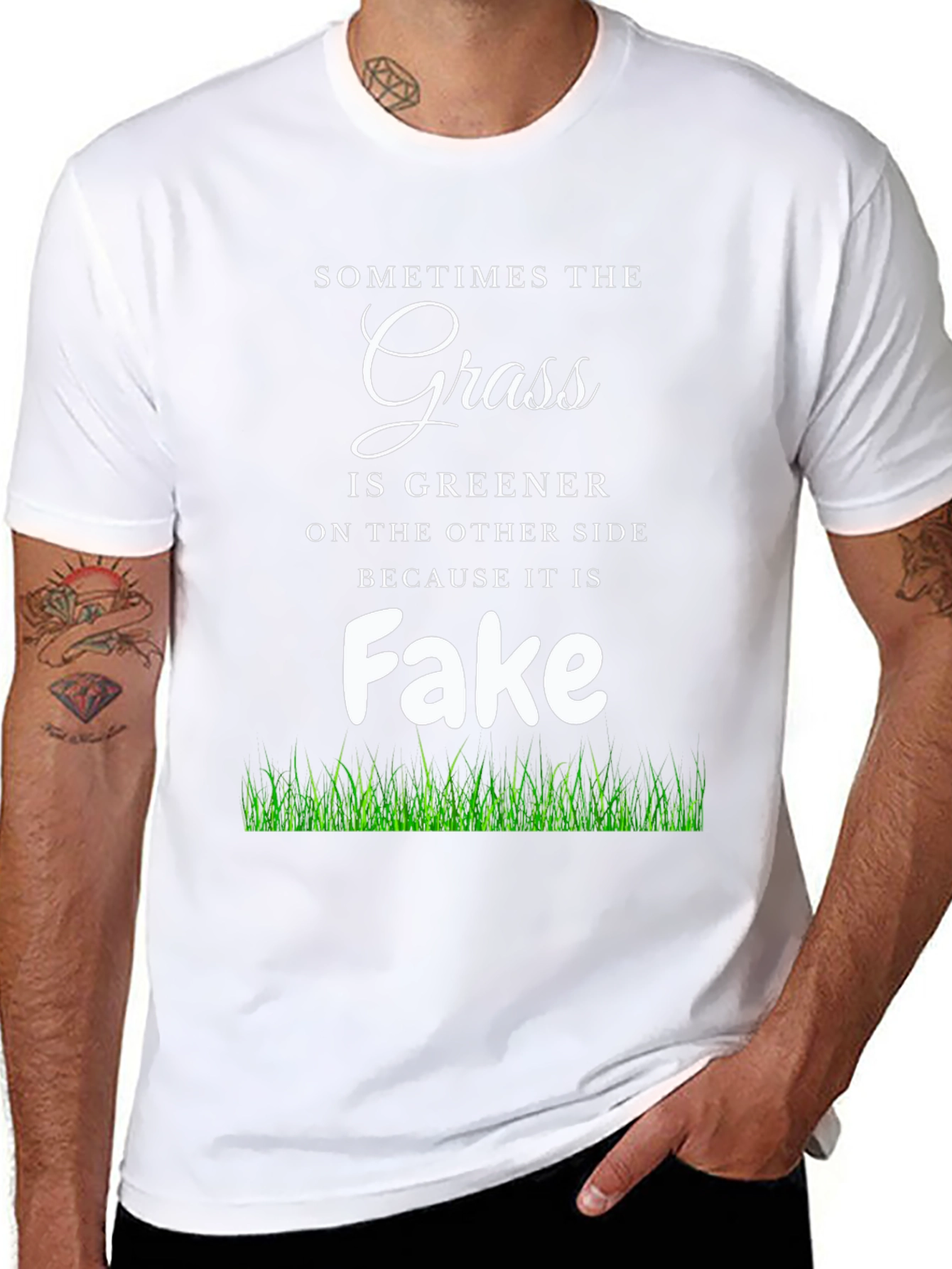 Sometimes The Grass Is Greener Funny T-Shirt