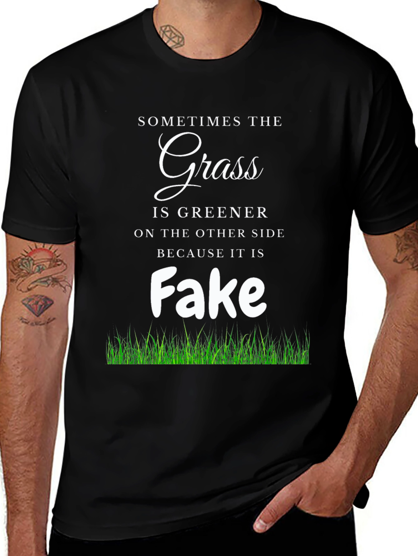 Sometimes The Grass Is Greener Funny T-Shirt