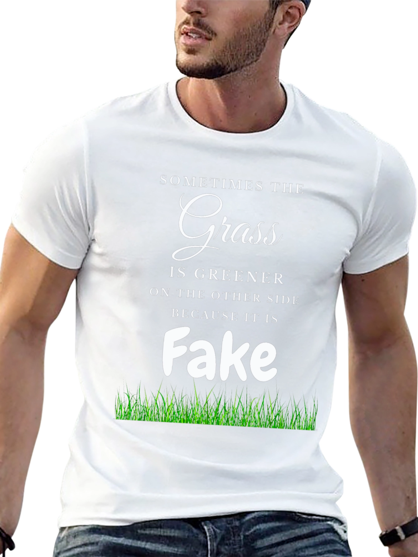 Sometimes The Grass Is Greener Funny T-Shirt