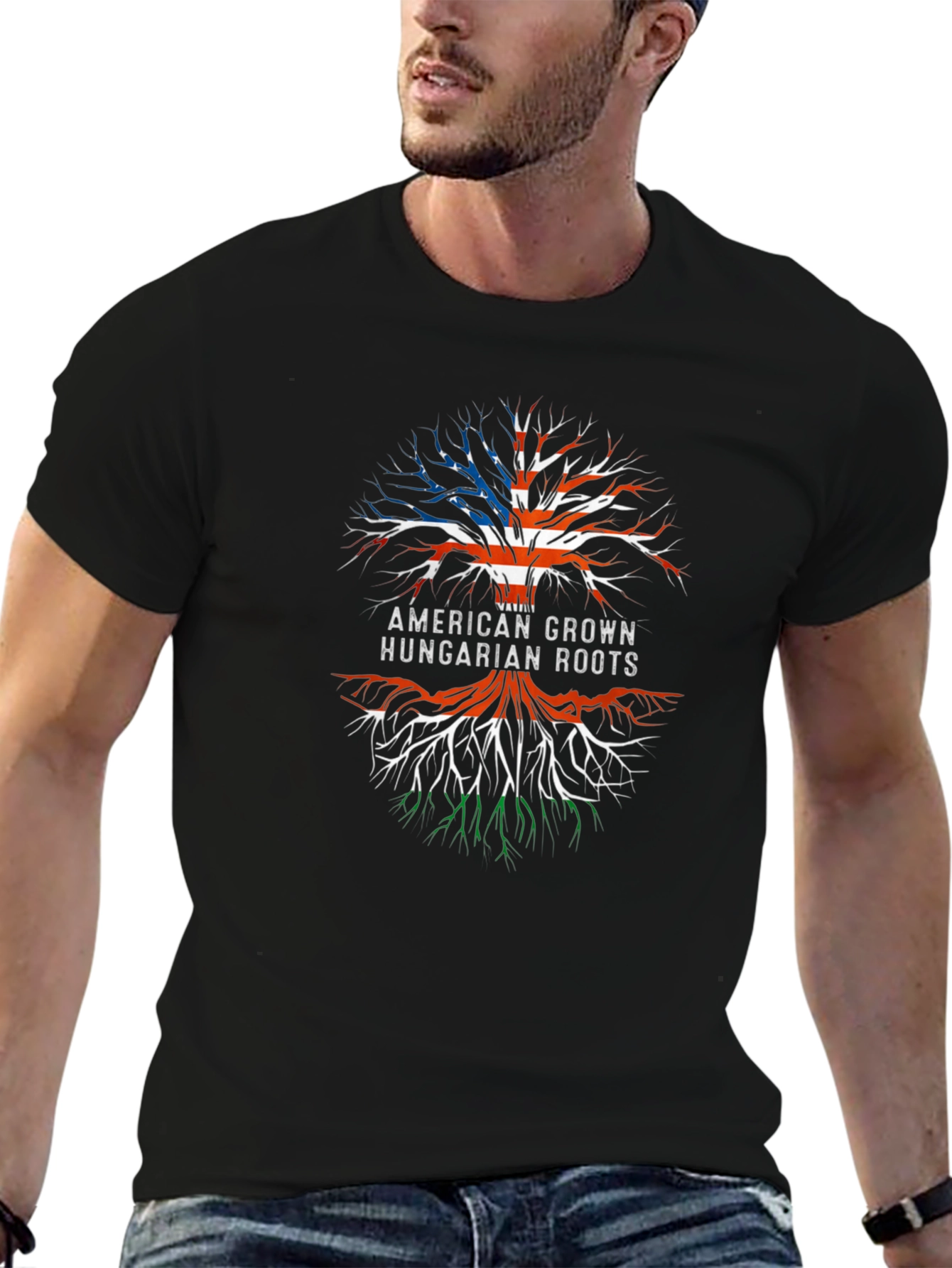 American Grown Hungarian Roots T-Shirt